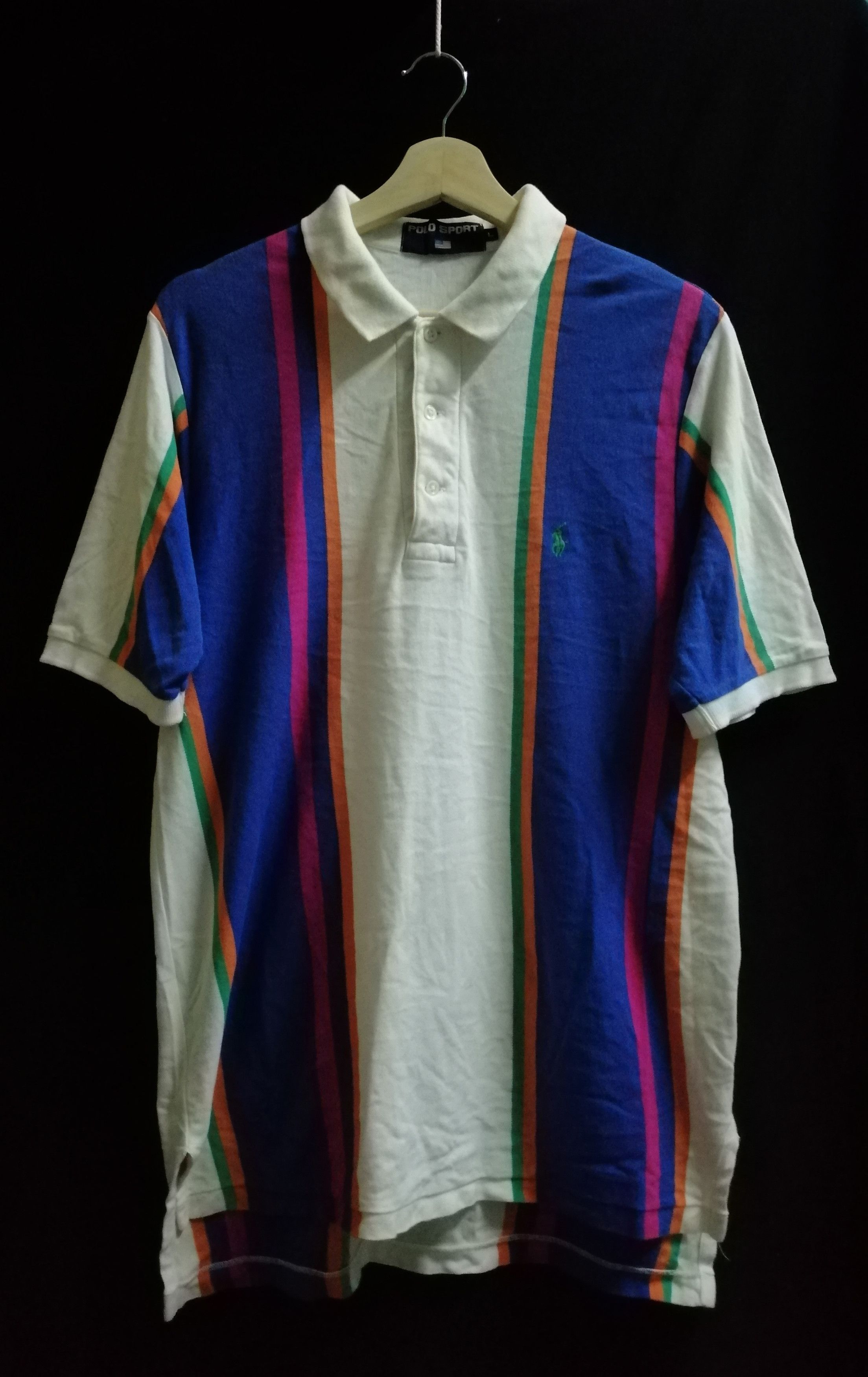 Polo Ralph Lauren × Vintage Vintage Polo Sport Ralph Lauren Polos Shirt Size US M / EU 48-50 / 2 - 2 Thumbnail