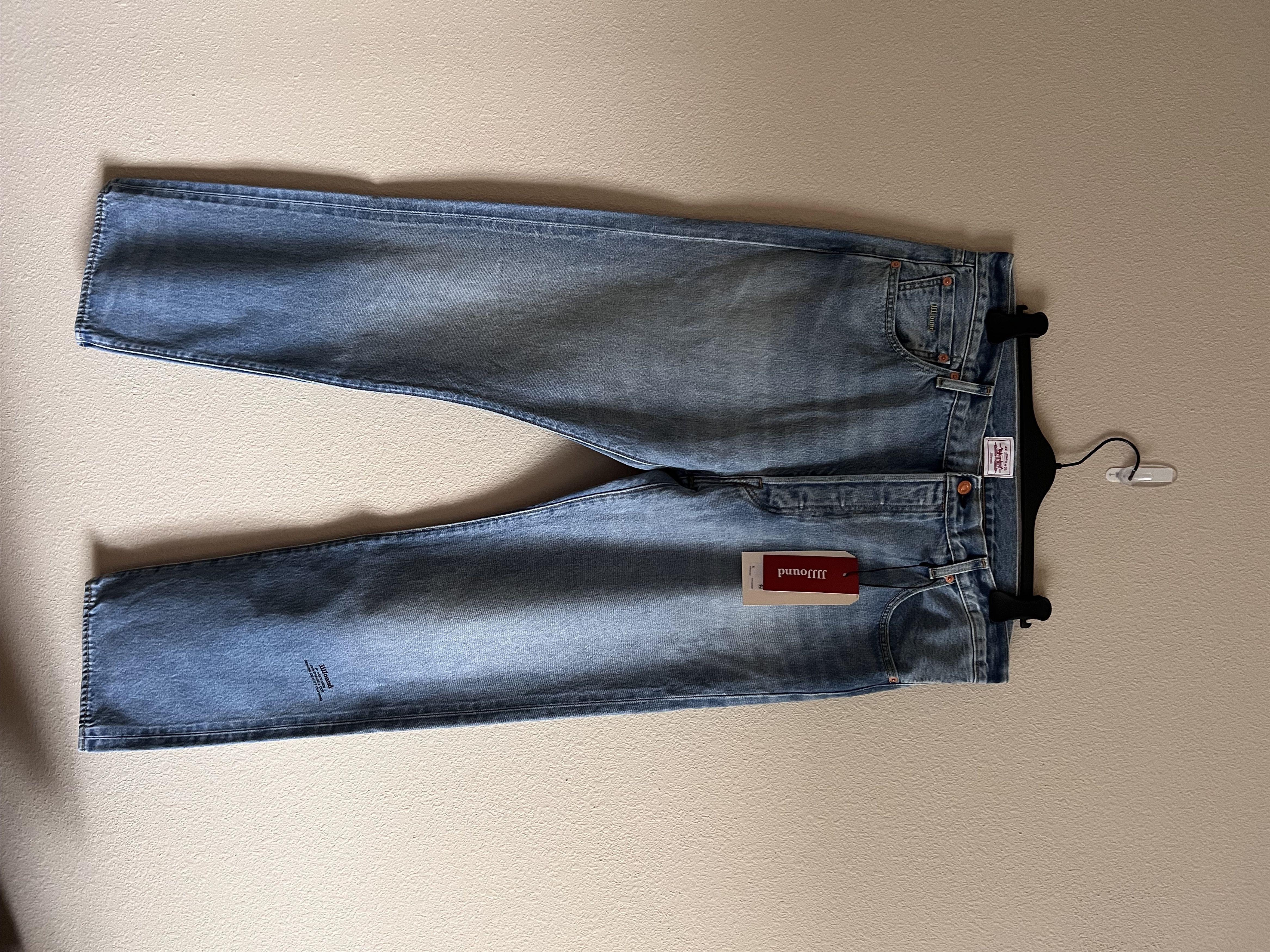 image of Jjjjound Levi's 501 Denim Jeans in Blue, Men's (Size 36)