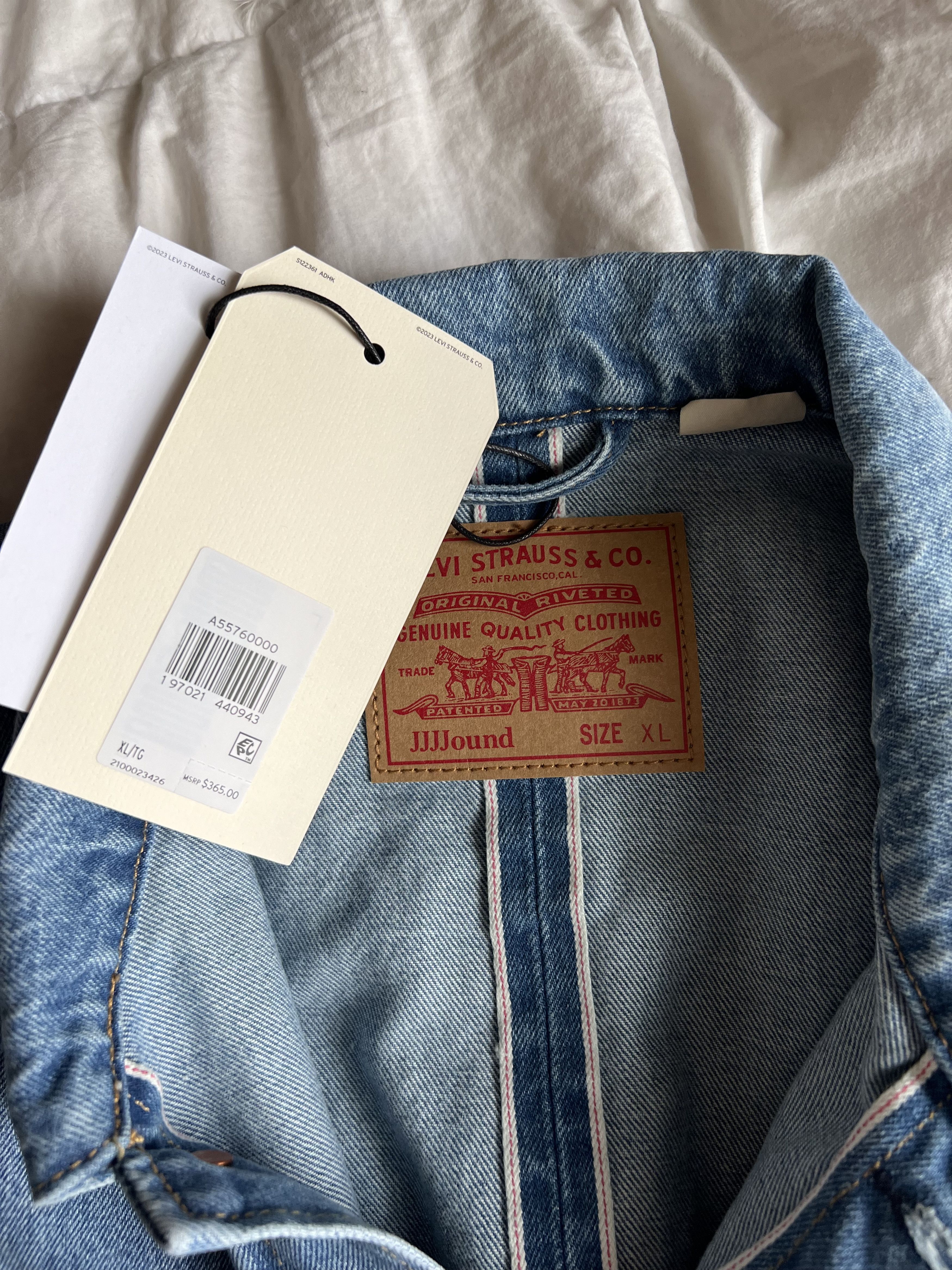 JJJJound × Levi's JJJJound Levi's Denim Utility Jacket Size US XL / EU 56 / 4 - 8 Thumbnail
