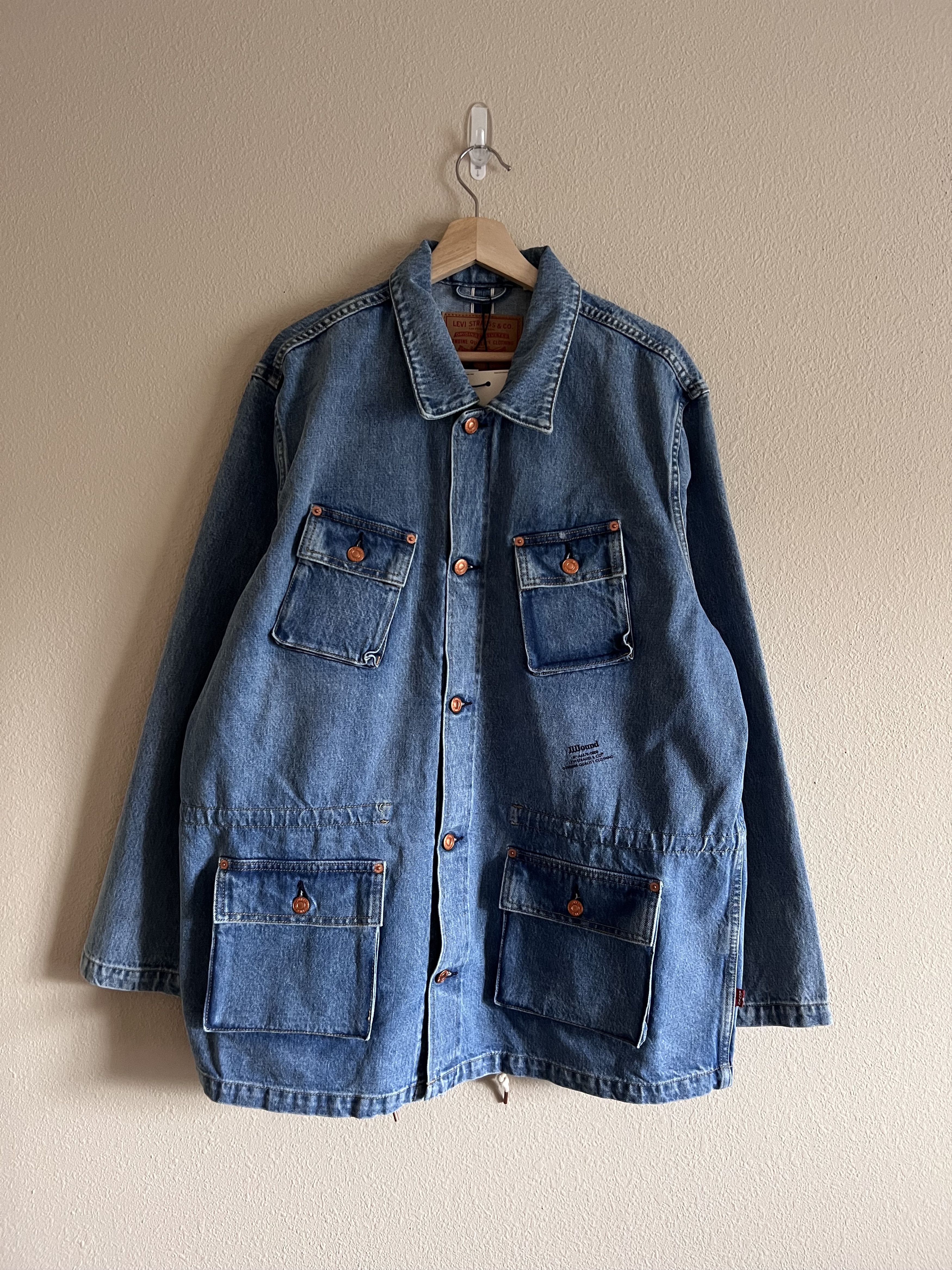 “Levi's × jjjjound” UTILITY JACKET Levi's® X Jjjjound Utility Jacket - Medium Wash | Levi's® US