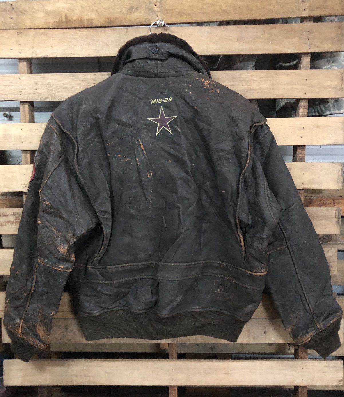 Avirex AVIREX TYPE G-1 US NAVY FLIGHT LEATHER JACKET FLAG AMERICAN Size US S / EU 44-46 / 1 - 2 Thumbnail
