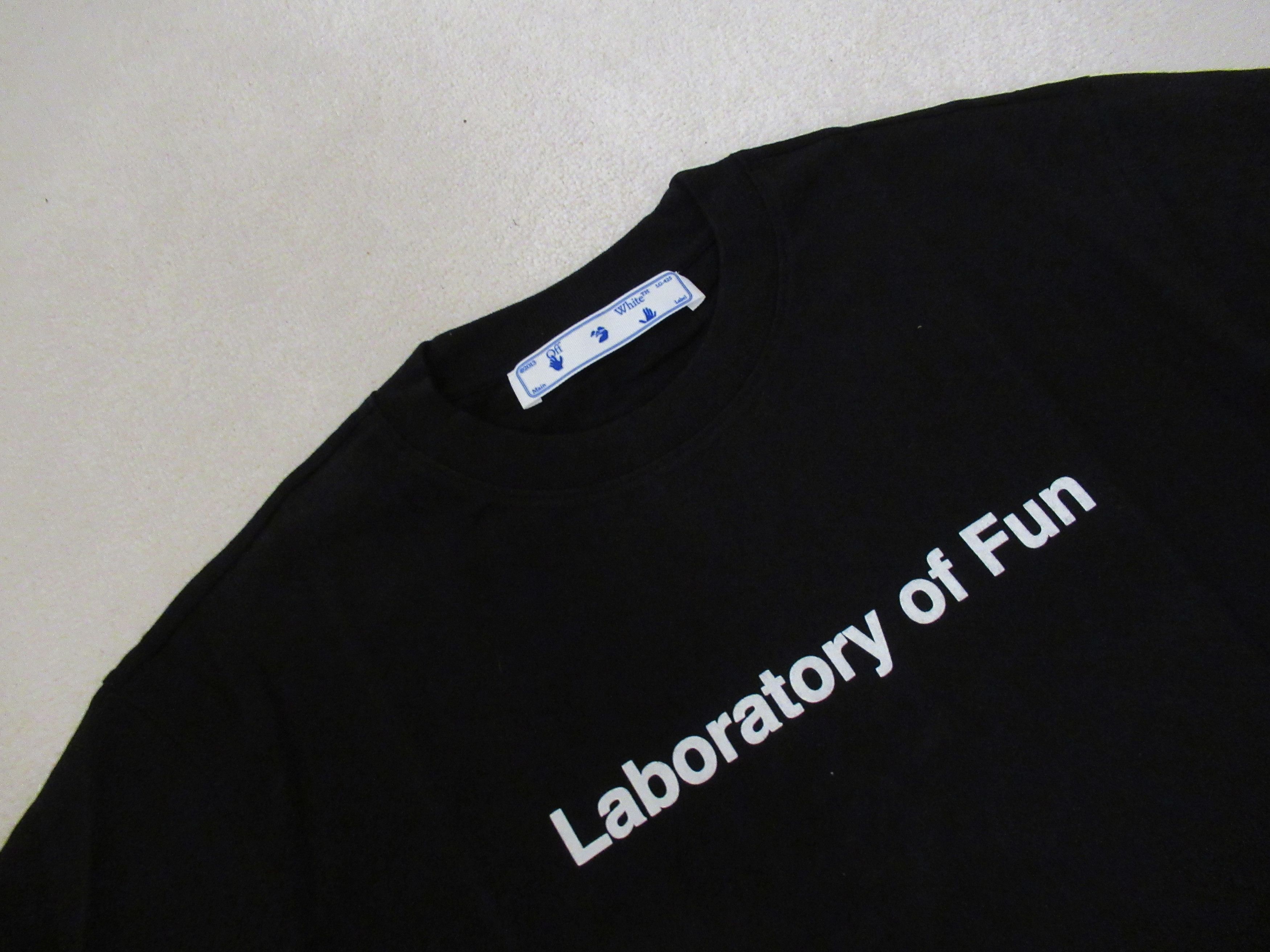 Off-White Off White Labority of Fun Black Medium Virgil Hands Logo New Size US M / EU 48-50 / 2 - 2 Thumbnail