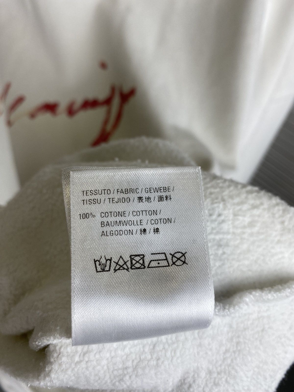 Balenciaga balenciage white red lipstick hoodie Size US S / EU 44-46 / 1 - 6 Thumbnail