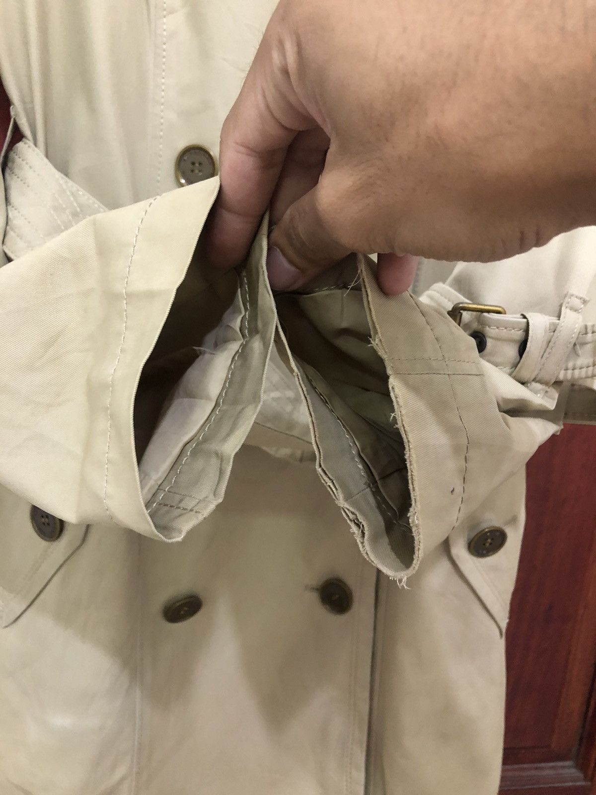 Burberry × Vintage 🇯🇵 Vintage Burberry Trench Coat Lining Nova Check Size XS / US 0-2 / IT 36-38 - 10 Thumbnail