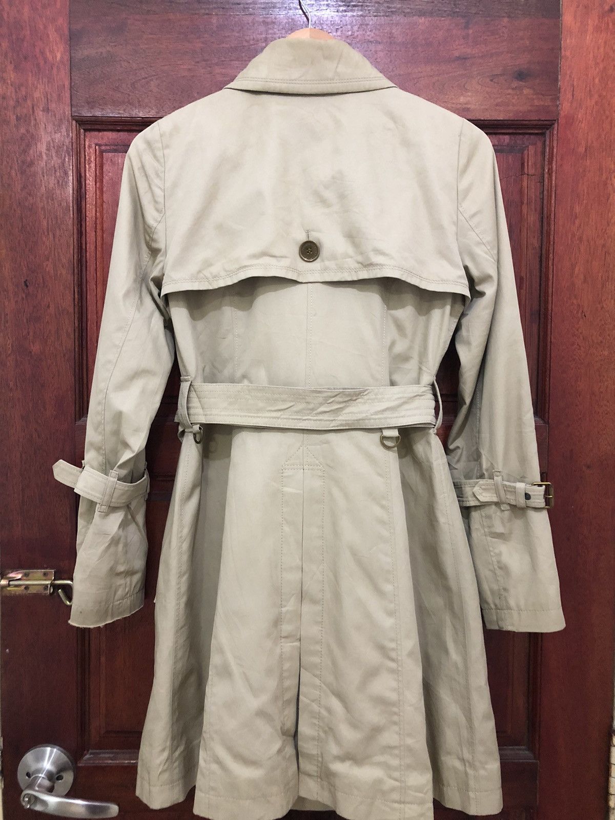 Burberry × Vintage 🇯🇵 Vintage Burberry Trench Coat Lining Nova Check Size XS / US 0-2 / IT 36-38 - 3 Thumbnail