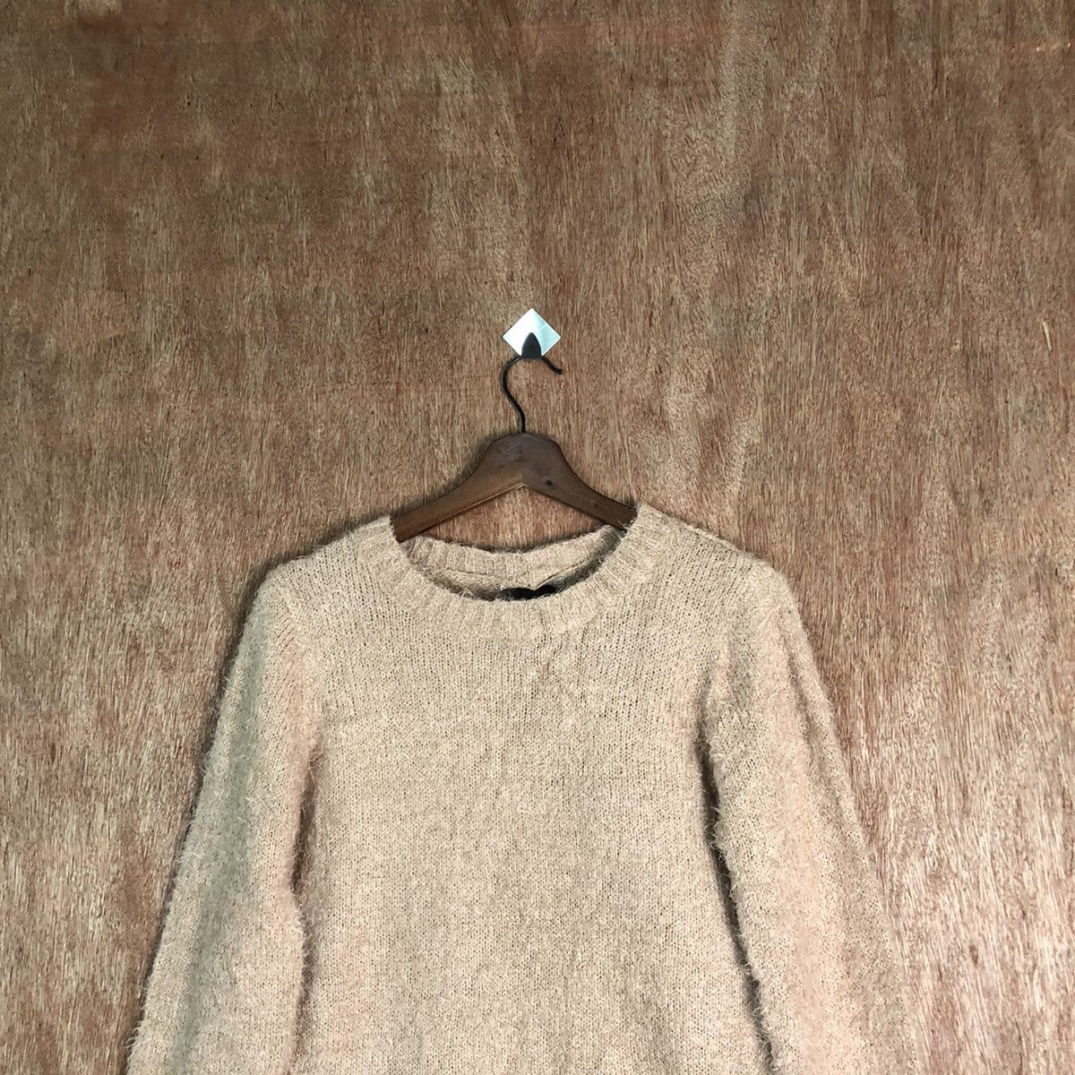Homespun Knitwear Axies Femme Brown Shag Shaggy Fur Mohair Knitwear #6540 Size US M / EU 48-50 / 2 - 2 Thumbnail
