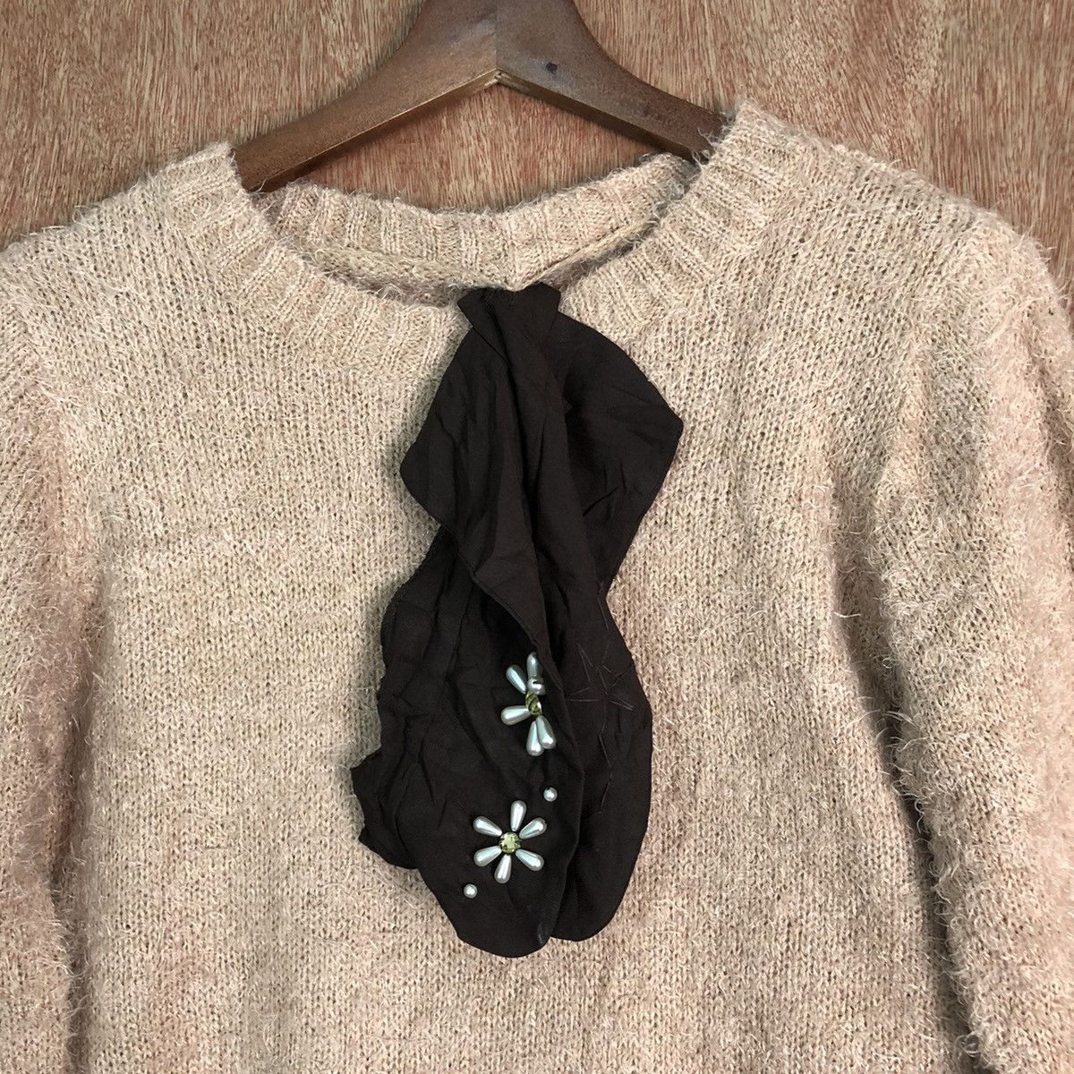 Homespun Knitwear Axies Femme Brown Shag Shaggy Fur Mohair Knitwear #6540 Size US M / EU 48-50 / 2 - 7 Thumbnail