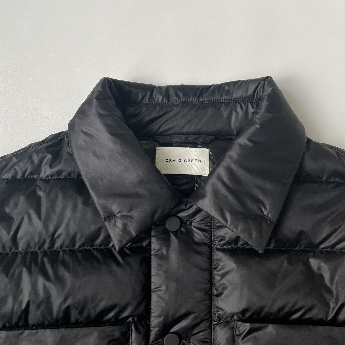 Craig Green A/W 21 Black Nylon Down Work Jacket Size US M / EU 48-50 / 2 - 3 Thumbnail