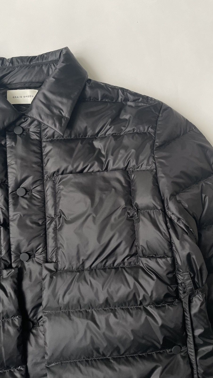 Craig Green A/W 21 Black Nylon Down Work Jacket Size US M / EU 48-50 / 2 - 4 Thumbnail