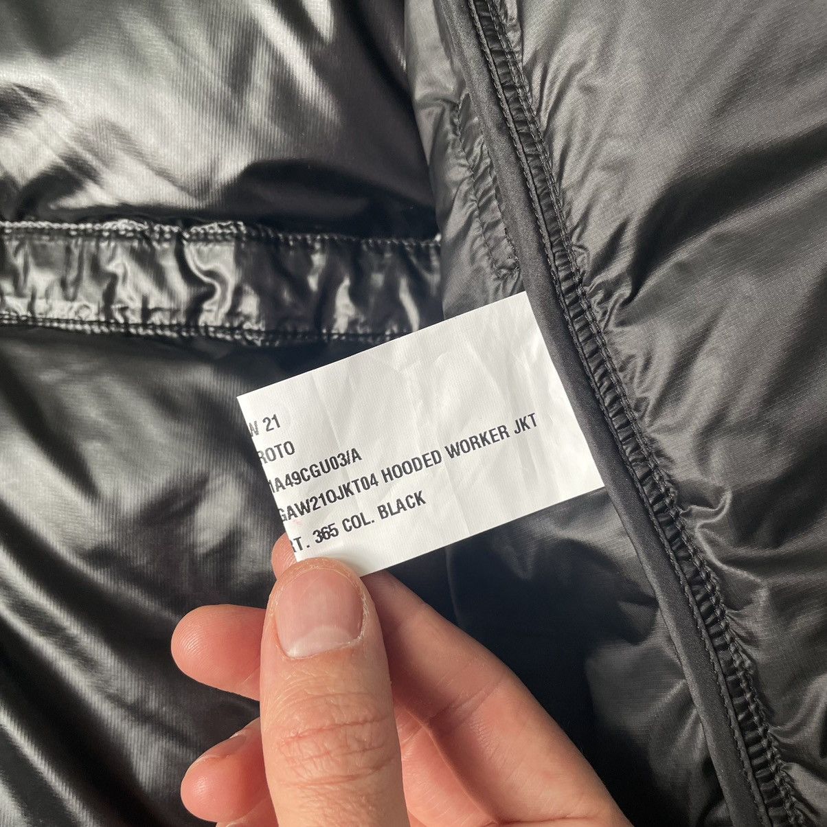 Craig Green A/W 21 Black Nylon Down Work Jacket Size US M / EU 48-50 / 2 - 11 Thumbnail