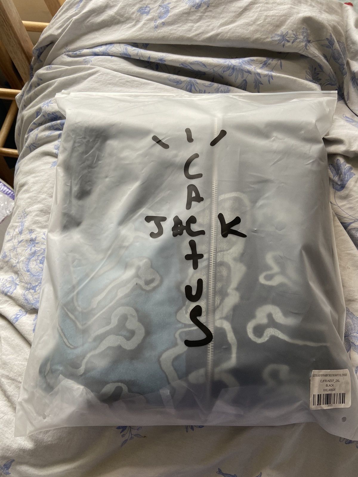 Fragment Design Cactus Jack For Fragment Skeleton Graffiti Full Zip Hoodie Size US XXL / EU 58 / 5 - 3 Thumbnail