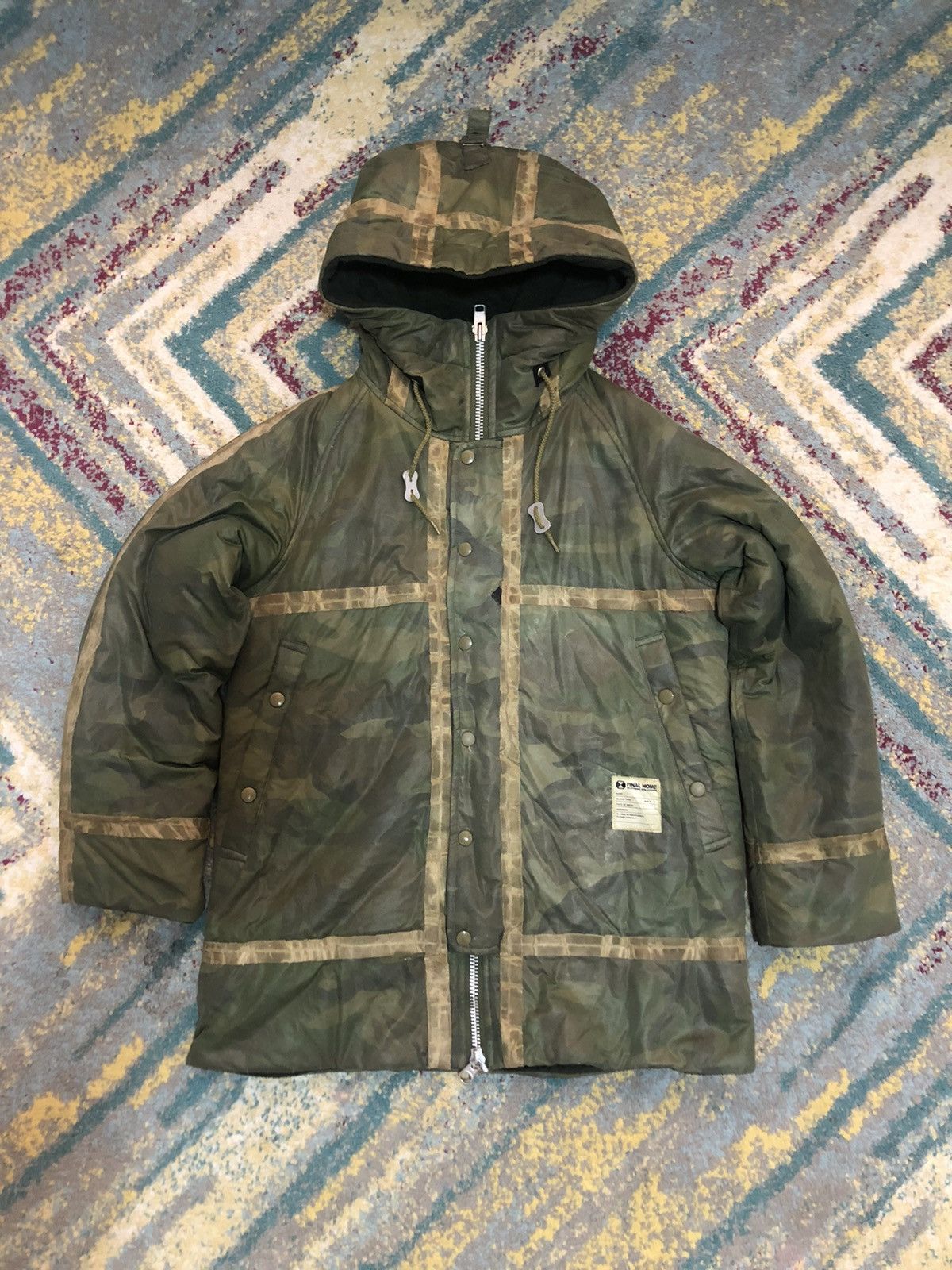 Final Home 🔥Vintage 1994 Final Home Survival Camouflage Hoodie Jacket Size US XS / EU 42 / 0 - 1 Thumbnail