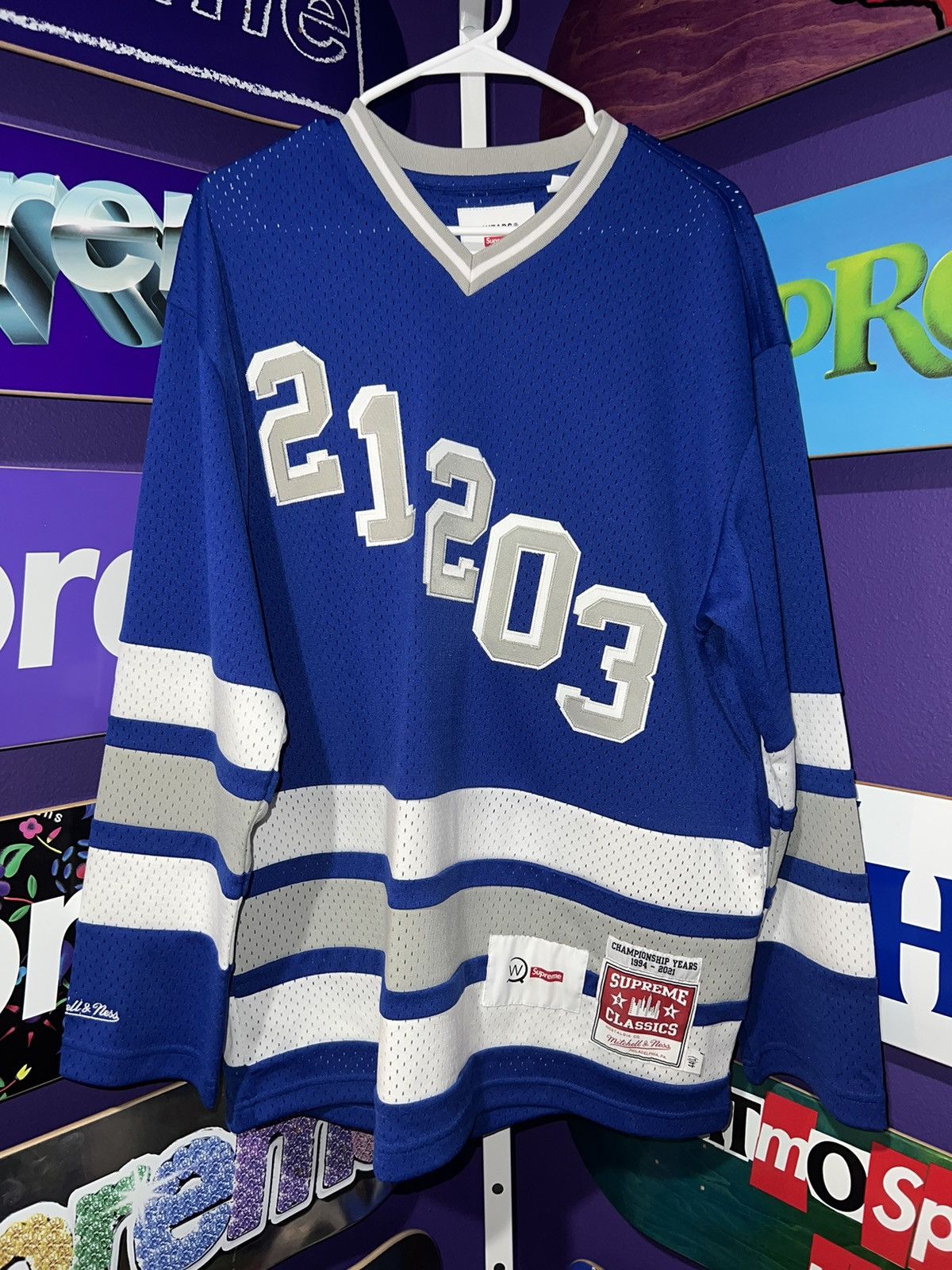 WTAPS Mitchell & Ness Hockey Jersey - fall winter 2021 - Supreme