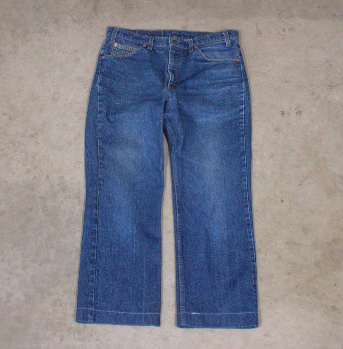 Vintage Vintage 1980s Levis 517 Dark Indigo Bootcut Flared Denim | Grailed