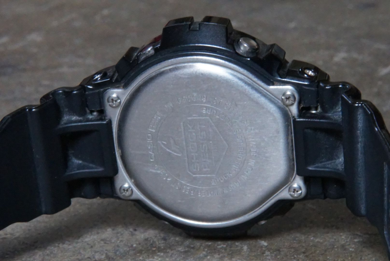 Casio × G Shock Casio G-Shock DW-6900NB-1 Black Silver Watch Rubber Glossy Size ONE SIZE - 8 Thumbnail