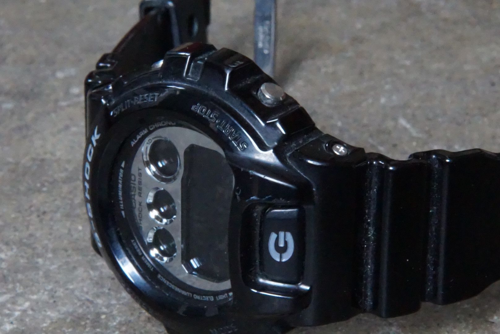 Casio × G Shock Casio G-Shock DW-6900NB-1 Black Silver Watch Rubber Glossy Size ONE SIZE - 3 Thumbnail
