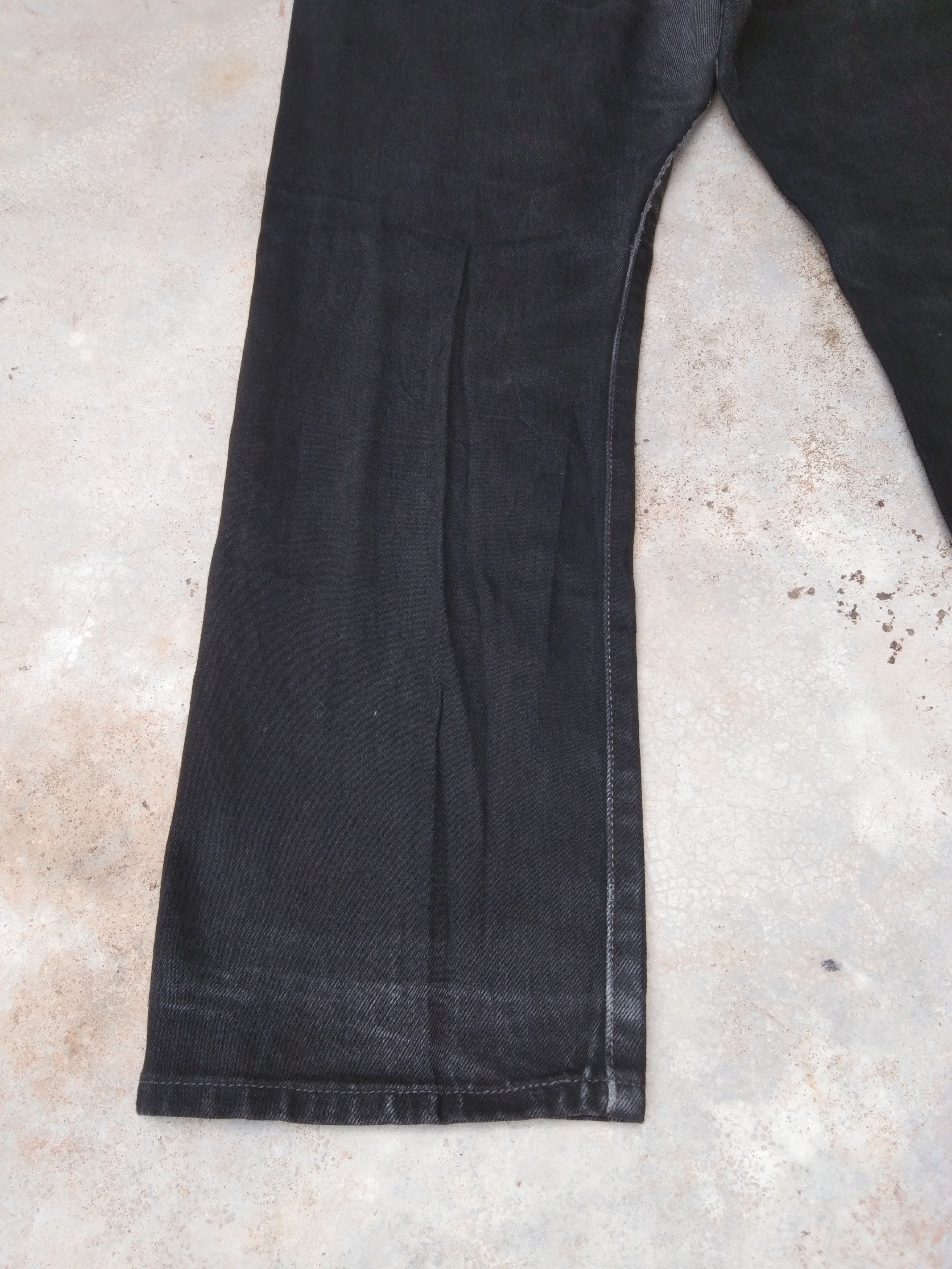 Levi's × Vintage Vintage Levis 501 Black Distressed Jeans 34x29 Size US 34 / EU 50 - 5 Thumbnail