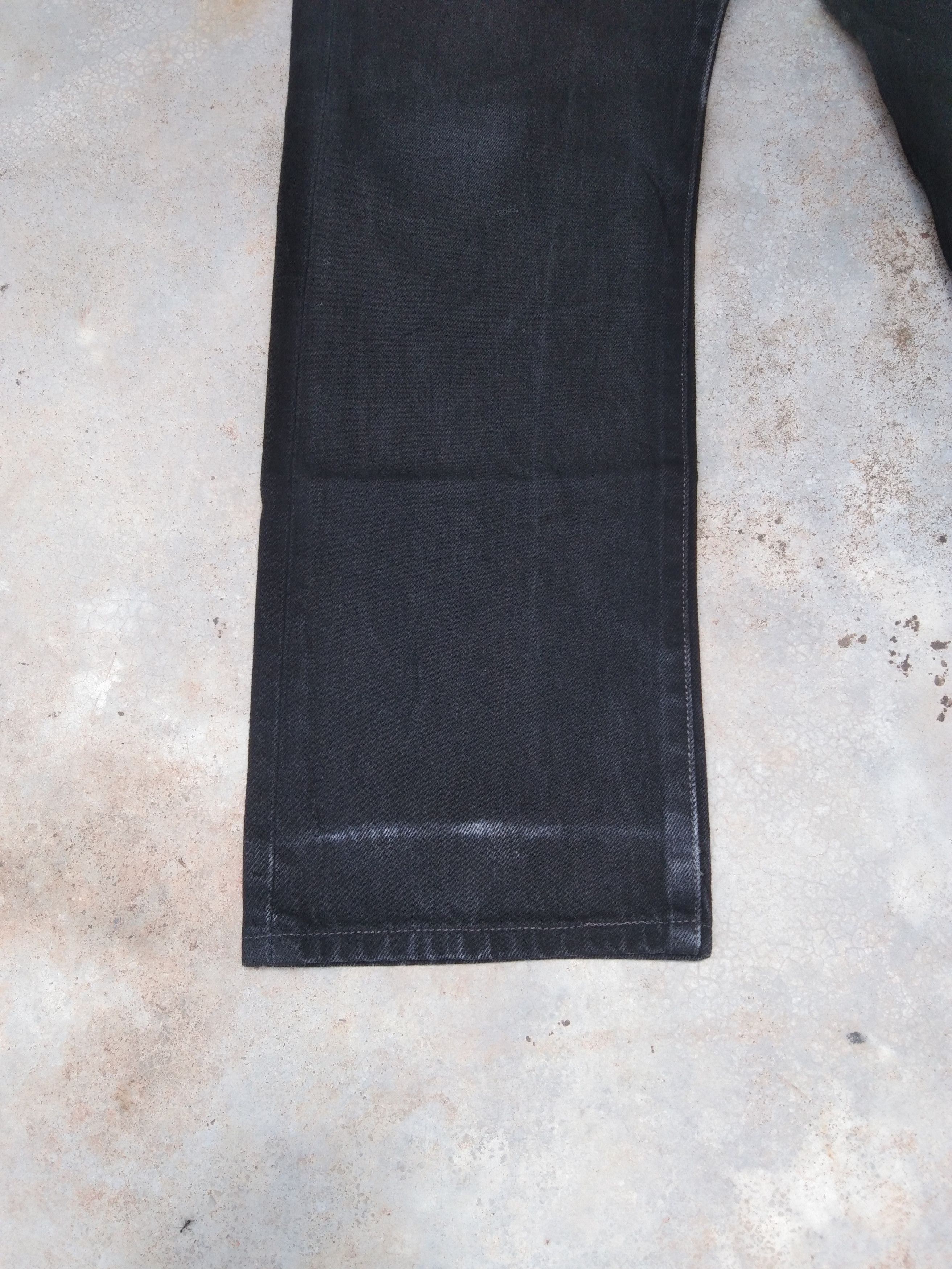 Levi's × Vintage Vintage Levis 501 Black Distressed Jeans 34x29 Size US 34 / EU 50 - 2 Thumbnail