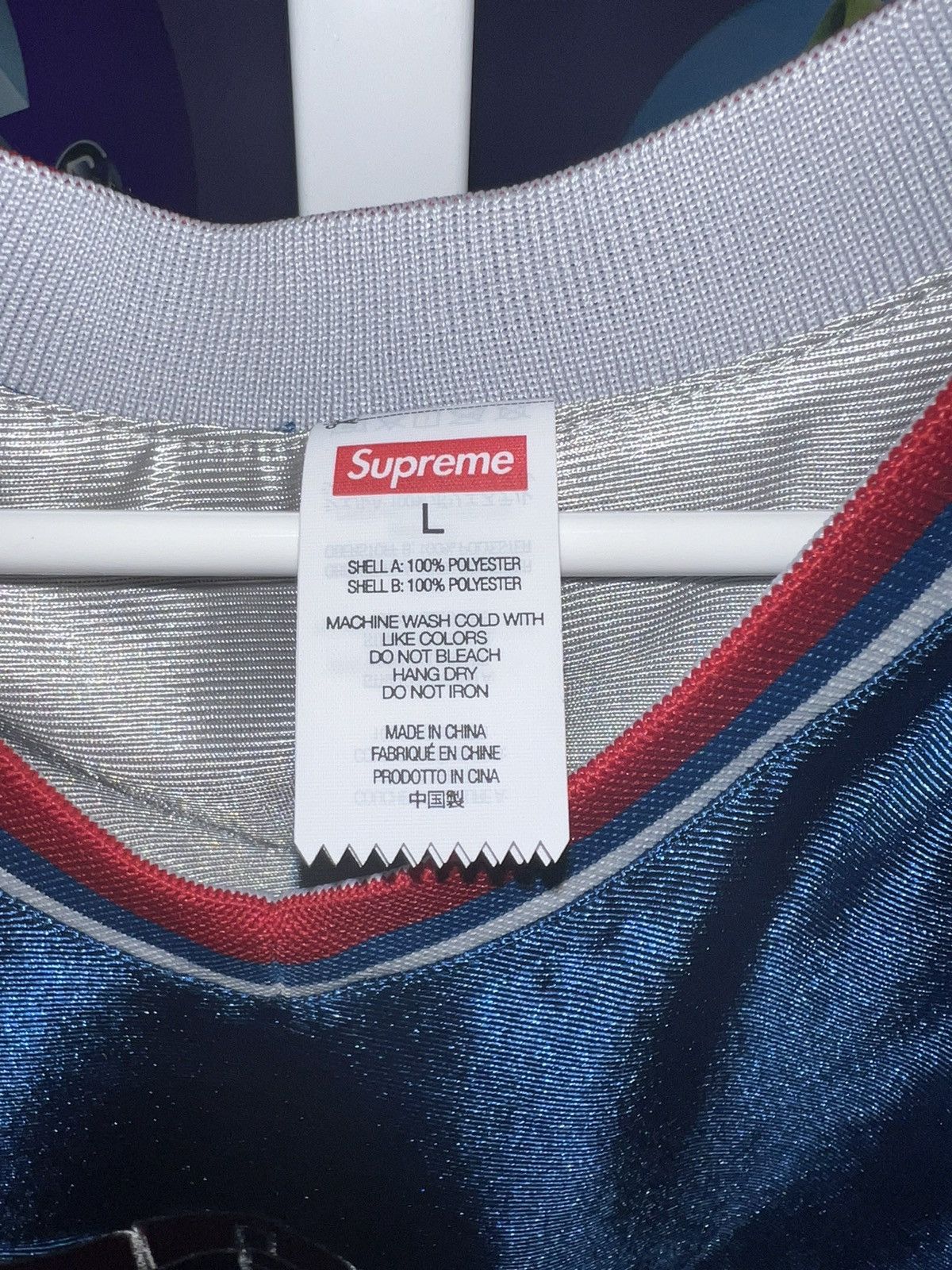Supreme Supreme Reversible Basketball Jersey Size US L / EU 52-54 / 3 - 5 Thumbnail