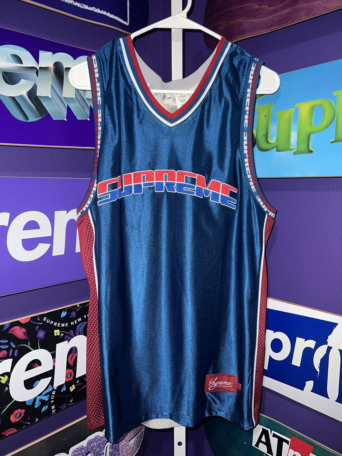 Supreme Supreme Reversible Basketball Jersey | Grailed