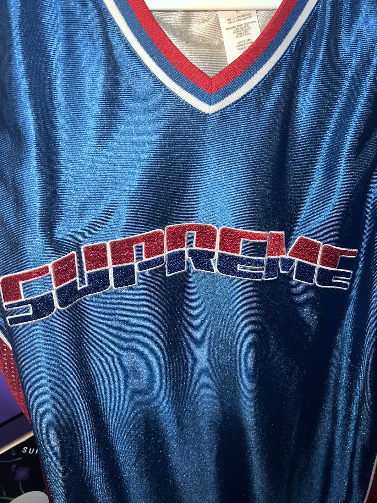 Supreme Supreme Reversible Basketball Jersey Size US L / EU 52-54 / 3 - 3 Thumbnail