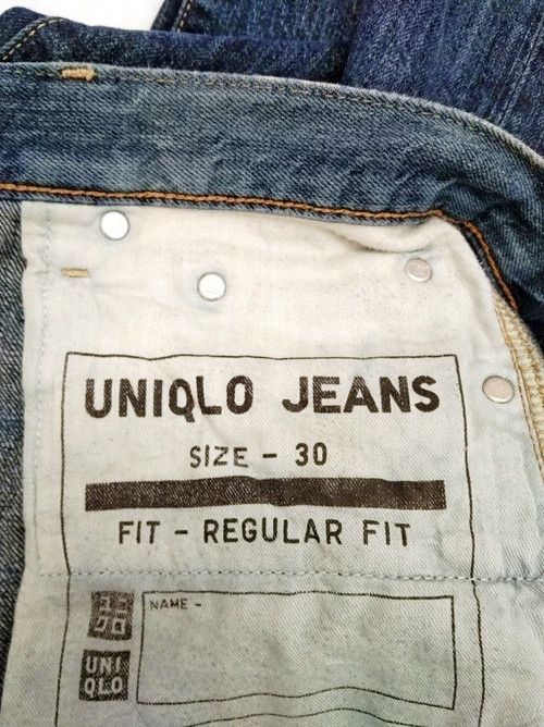 Japanese Brand Vintage Uniqlo Selvedge Redline Distressed Jeans 30x31 Size US 30 / EU 46 - 9 Thumbnail