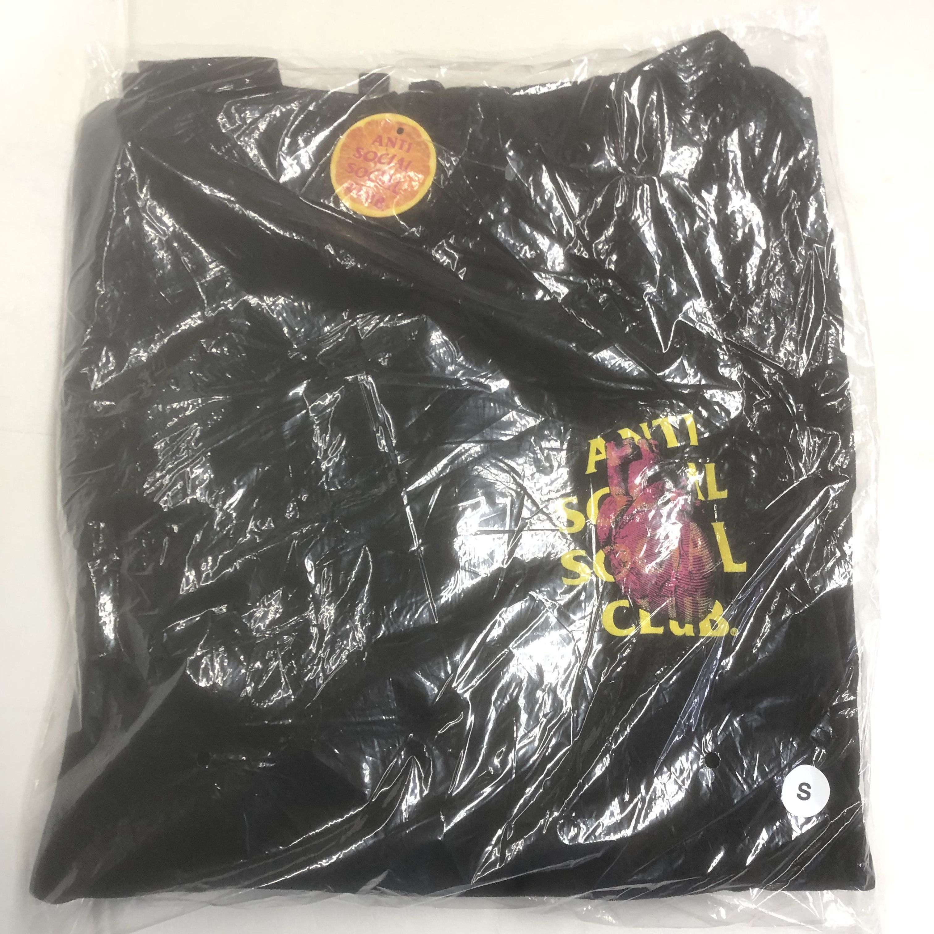 Anti Social Social Club DS AW21 Yellow ASSC Pulse Check Safety Black Hoodie Supreme Size US S / EU 44-46 / 1 - 2 Thumbnail