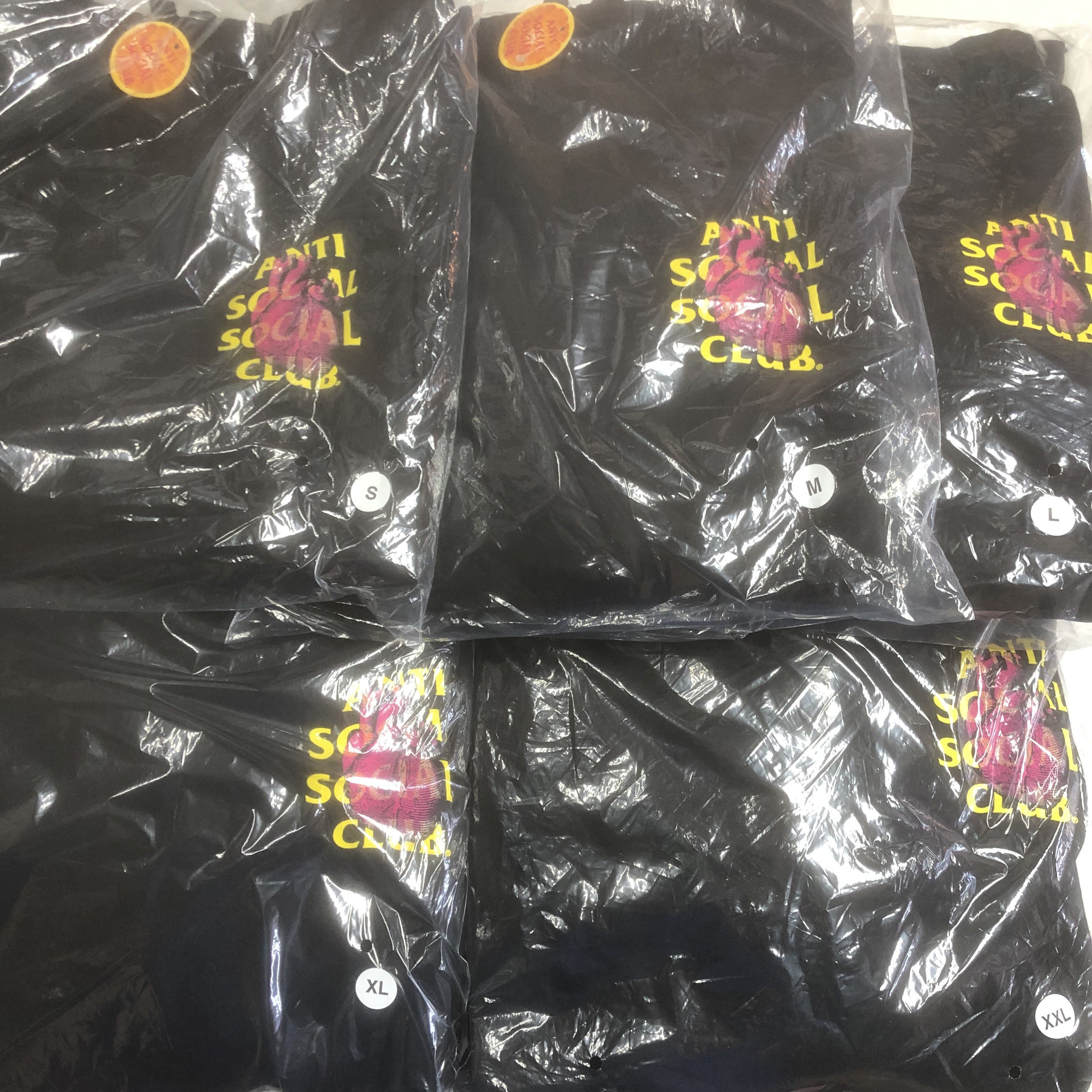 Anti Social Social Club DS AW21 Yellow ASSC Pulse Check Safety Black Hoodie Supreme Size US S / EU 44-46 / 1 - 7 Thumbnail