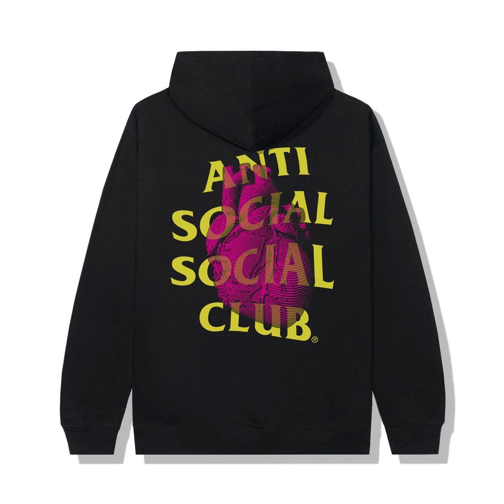 Anti Social Social Club DS AW21 Yellow ASSC Pulse Check Safety Black Hoodie Supreme Size US S / EU 44-46 / 1 - 1 Thumbnail