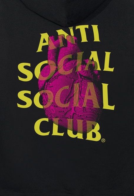 Anti Social Social Club DS AW21 Yellow ASSC Pulse Check Safety Black Hoodie Supreme Size US S / EU 44-46 / 1 - 3 Thumbnail