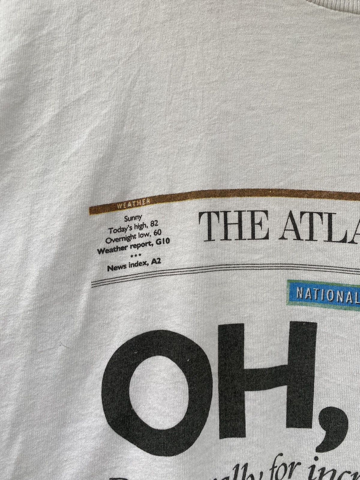 MLB × Vintage Vintage MLB Atlanta Braves Newspaper 1992 Tshirt Sz XL Size US XL / EU 56 / 4 - 7 Thumbnail