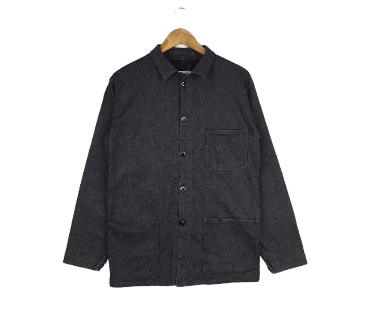 Designer × Vintage Vintage Zucca Travail Button Down Workwear Chore Jacket Size US S / EU 44-46 / 1 - 1 Thumbnail