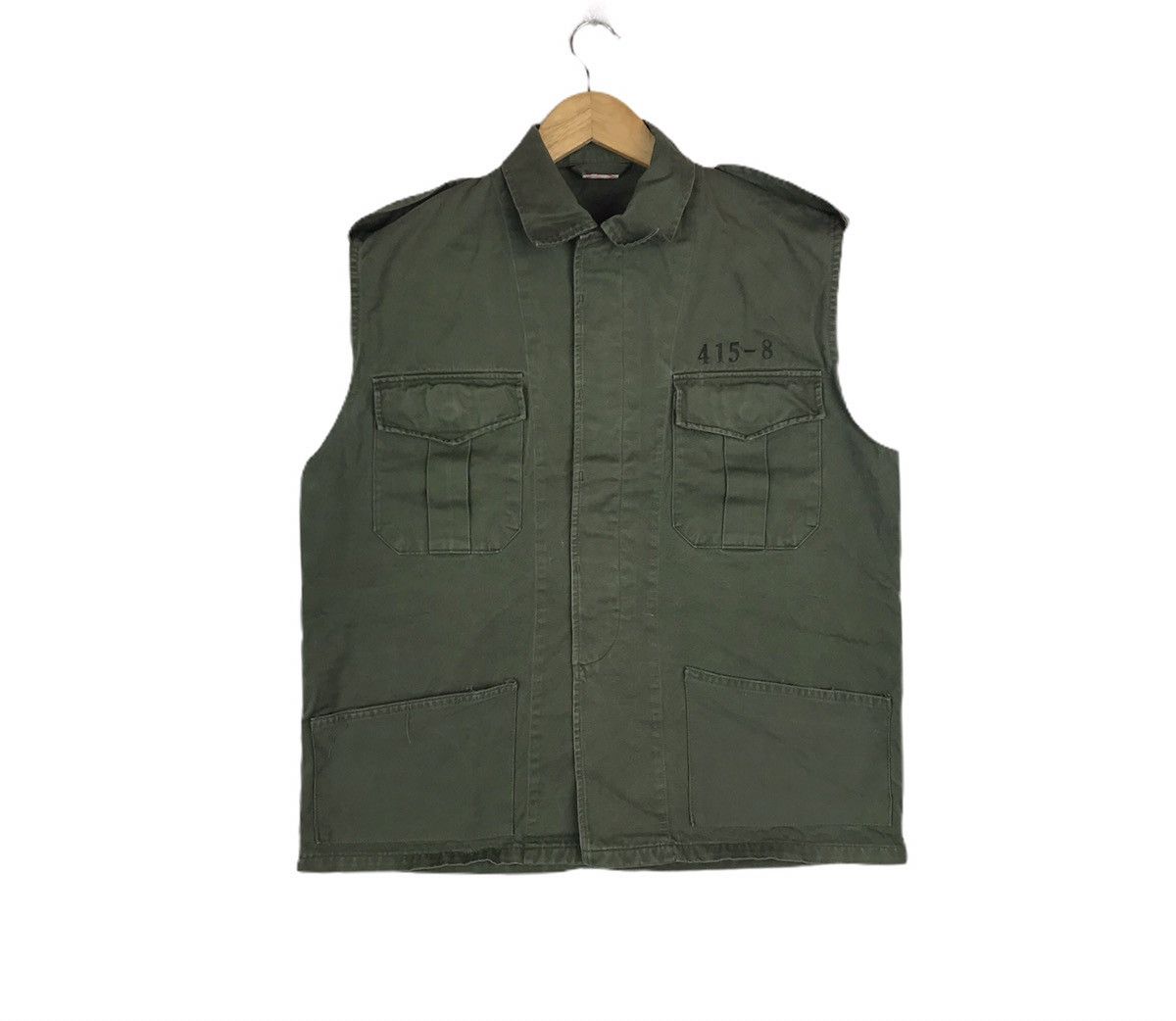 Vintage Vintage Military Army Vest Tactical Button Down Shirt Size US M / EU 48-50 / 2 - 1 Thumbnail