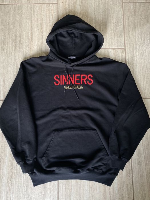 Balenciaga sinners hot sale hoodie replica