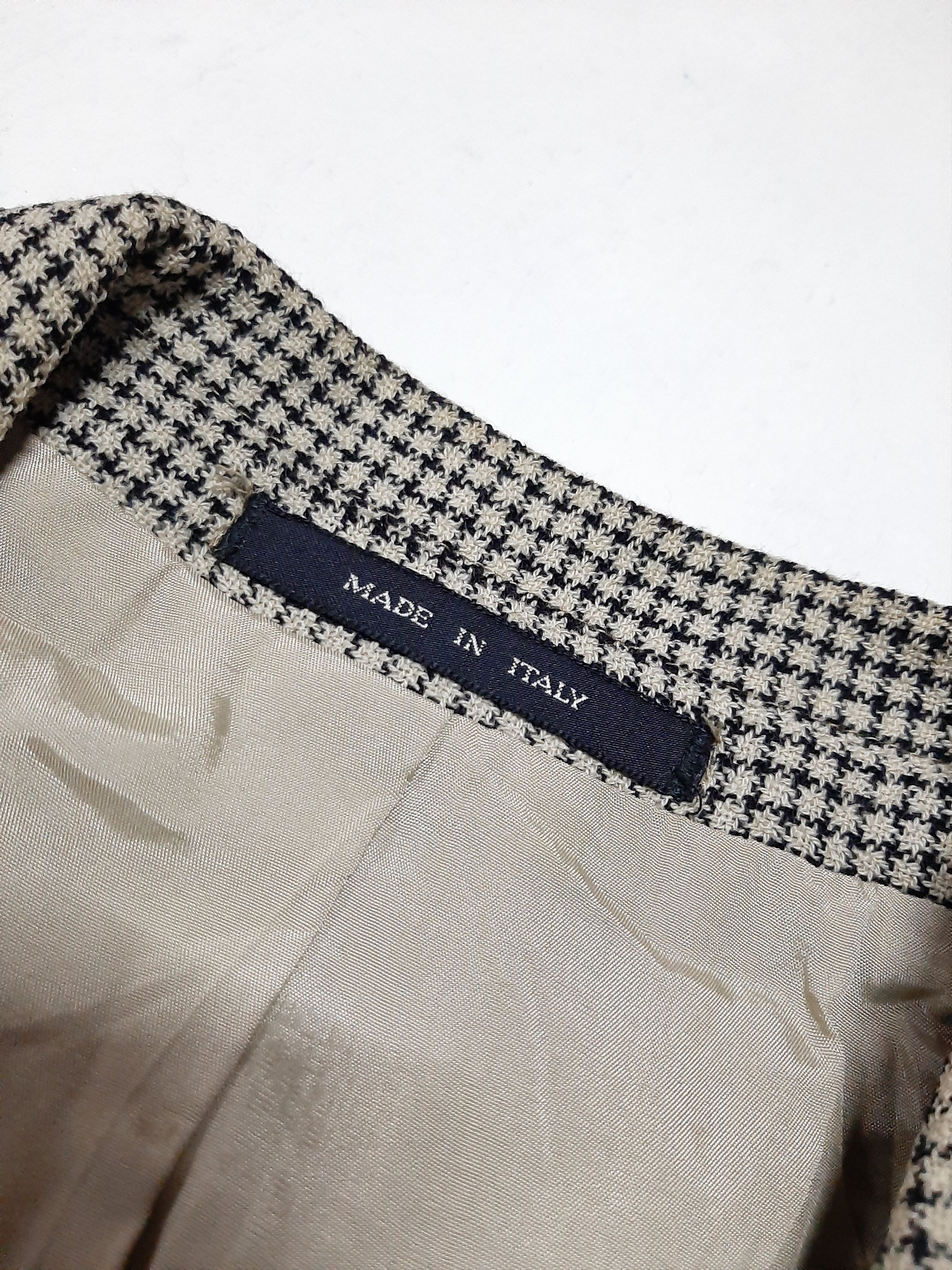 Emporio Armani × Vintage VINTAGE EMPORIO ARMANI SMAL PLAID BLAZER.. Size US XS / EU 42 / 0 - 5 Thumbnail