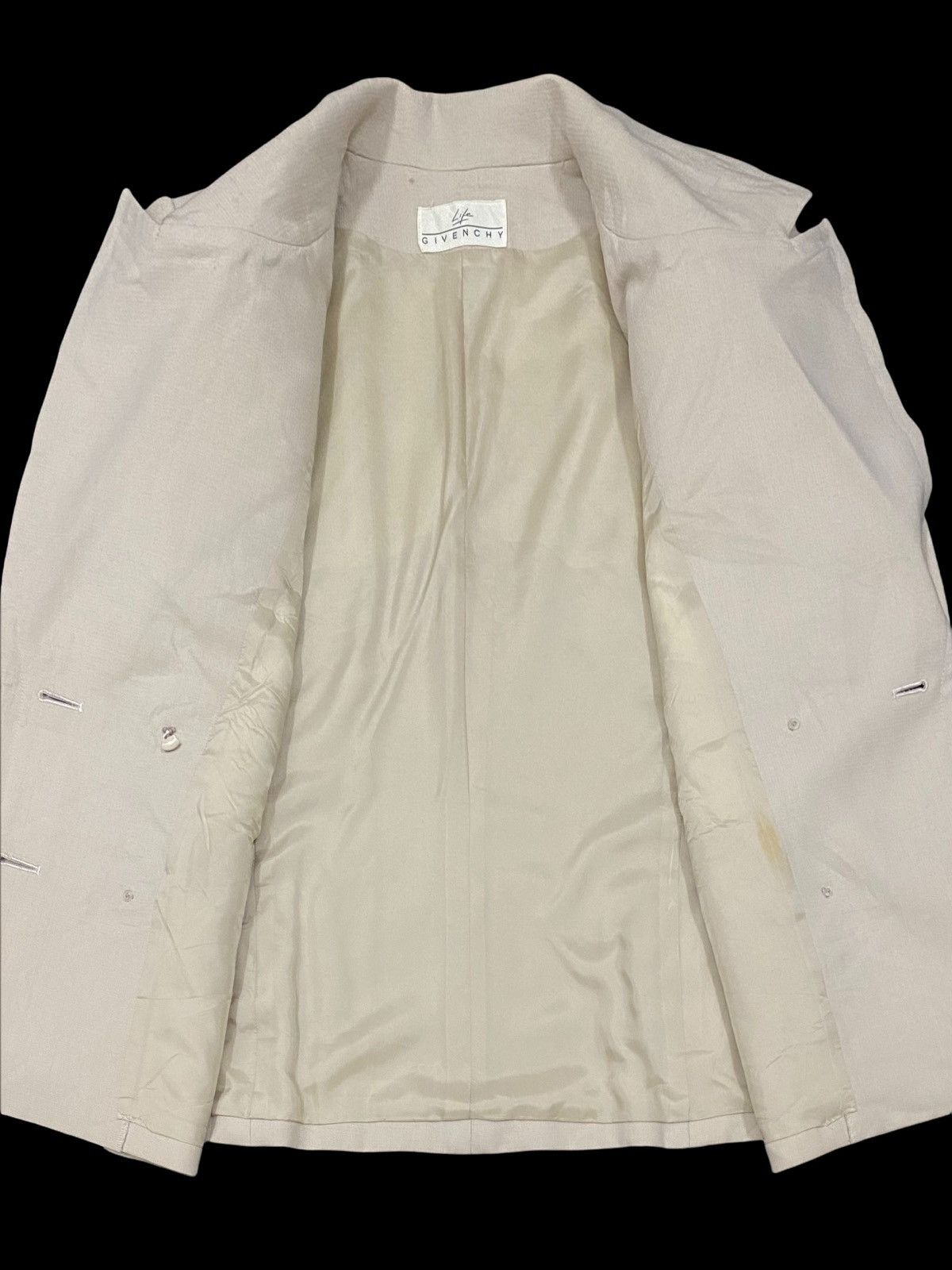 Designer × Givenchy 🔥NEED GONE🔥VTG LIFE GIVENCHY DOUBLE BREASTED COATS JACKET Size S / US 4 / IT 40 - 16 Thumbnail