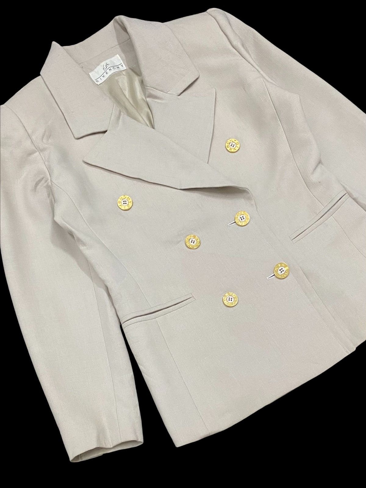 Designer × Givenchy 🔥NEED GONE🔥VTG LIFE GIVENCHY DOUBLE BREASTED COATS JACKET Size S / US 4 / IT 40 - 9 Thumbnail