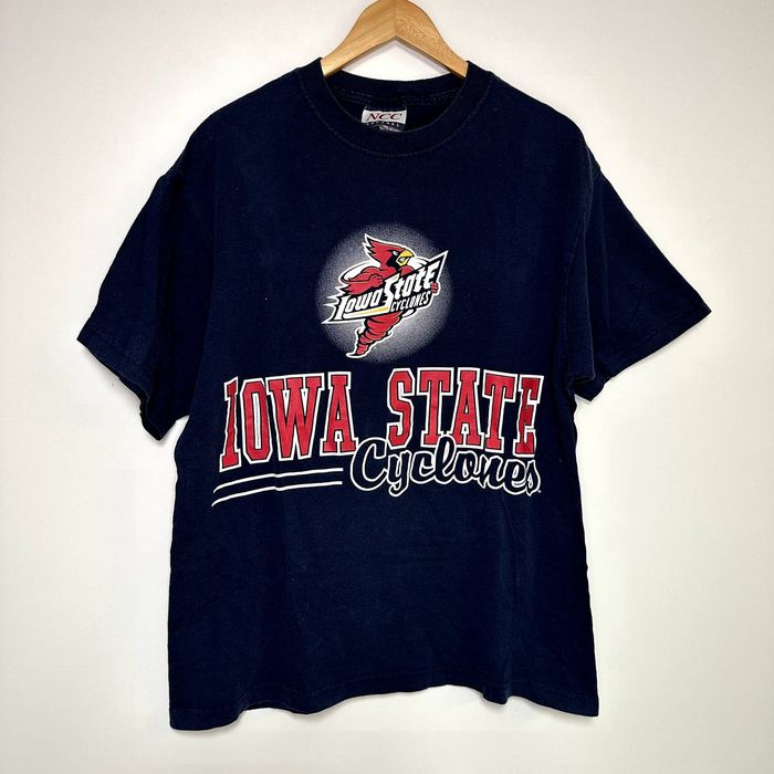 Vintage Vintage Iowa Statue University Shirt ISU Cyclones Iowa Black ...