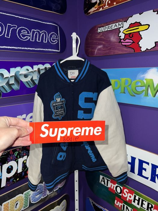 Supreme Supreme Team Varsity Jacket | Grailed