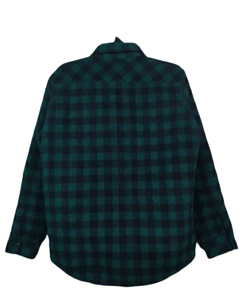 Flannel × Japanese Brand × Uniqlo 💥 Uniqlo Quilted Plaid Flannel Size US M / EU 48-50 / 2 - 2 Thumbnail