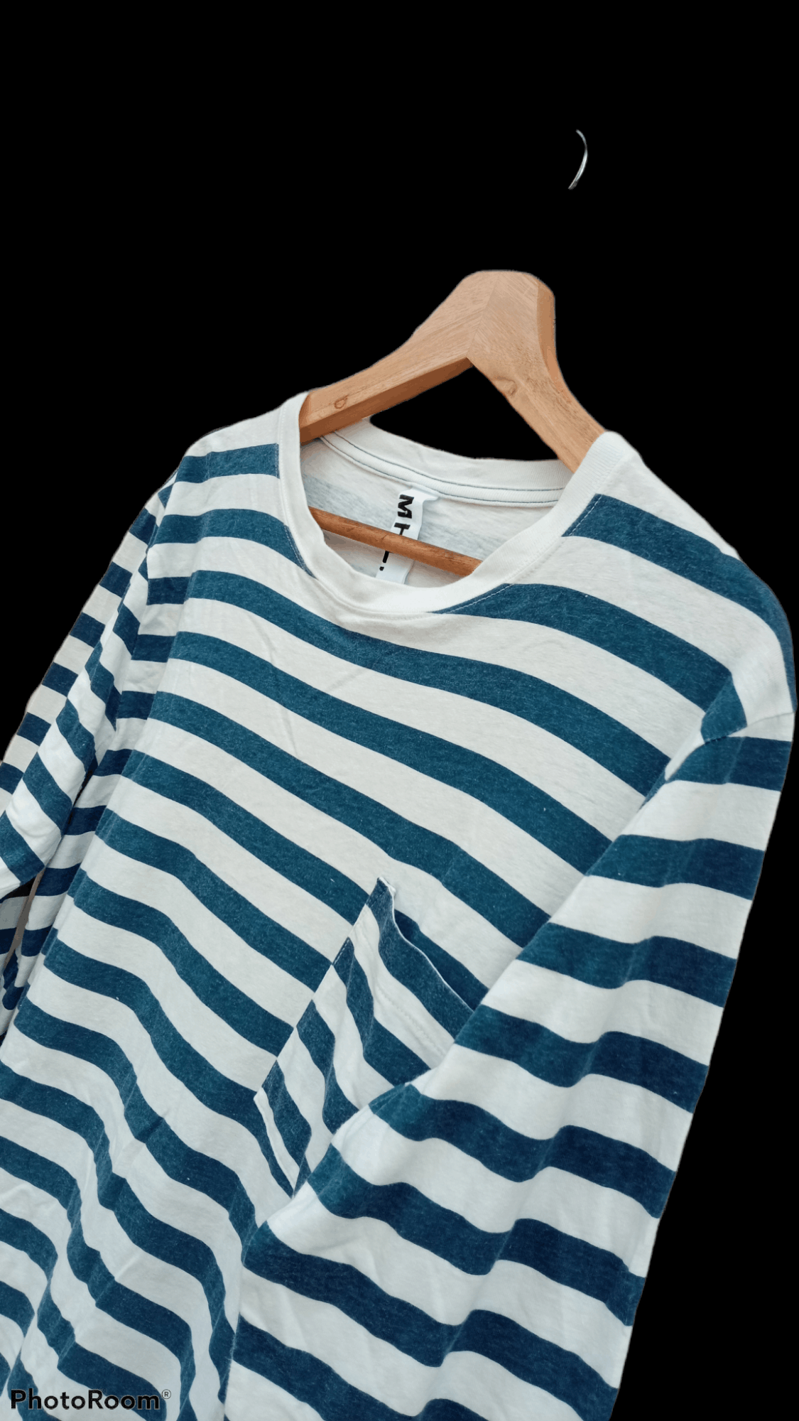 Margaret Howell 🔥🔥MHL Margaret Howell Striped Border LS T-Shirt Size US M / EU 48-50 / 2 - 9 Thumbnail