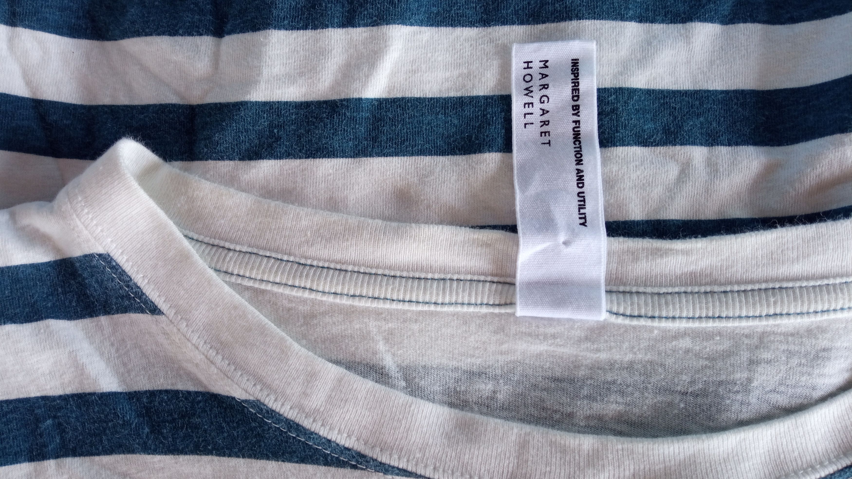 Margaret Howell 🔥🔥MHL Margaret Howell Striped Border LS T-Shirt Size US M / EU 48-50 / 2 - 21 Thumbnail