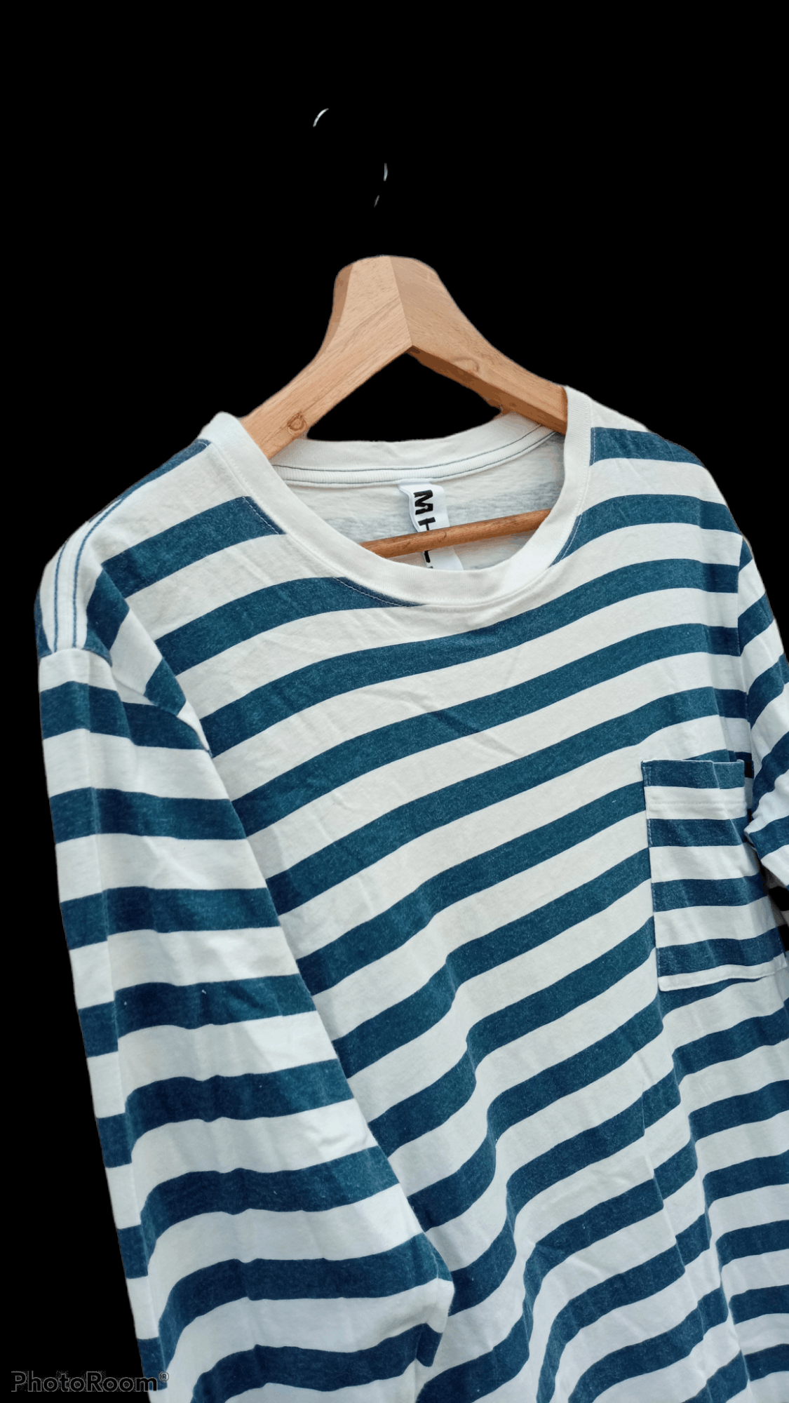 Margaret Howell 🔥🔥MHL Margaret Howell Striped Border LS T-Shirt Size US M / EU 48-50 / 2 - 6 Thumbnail