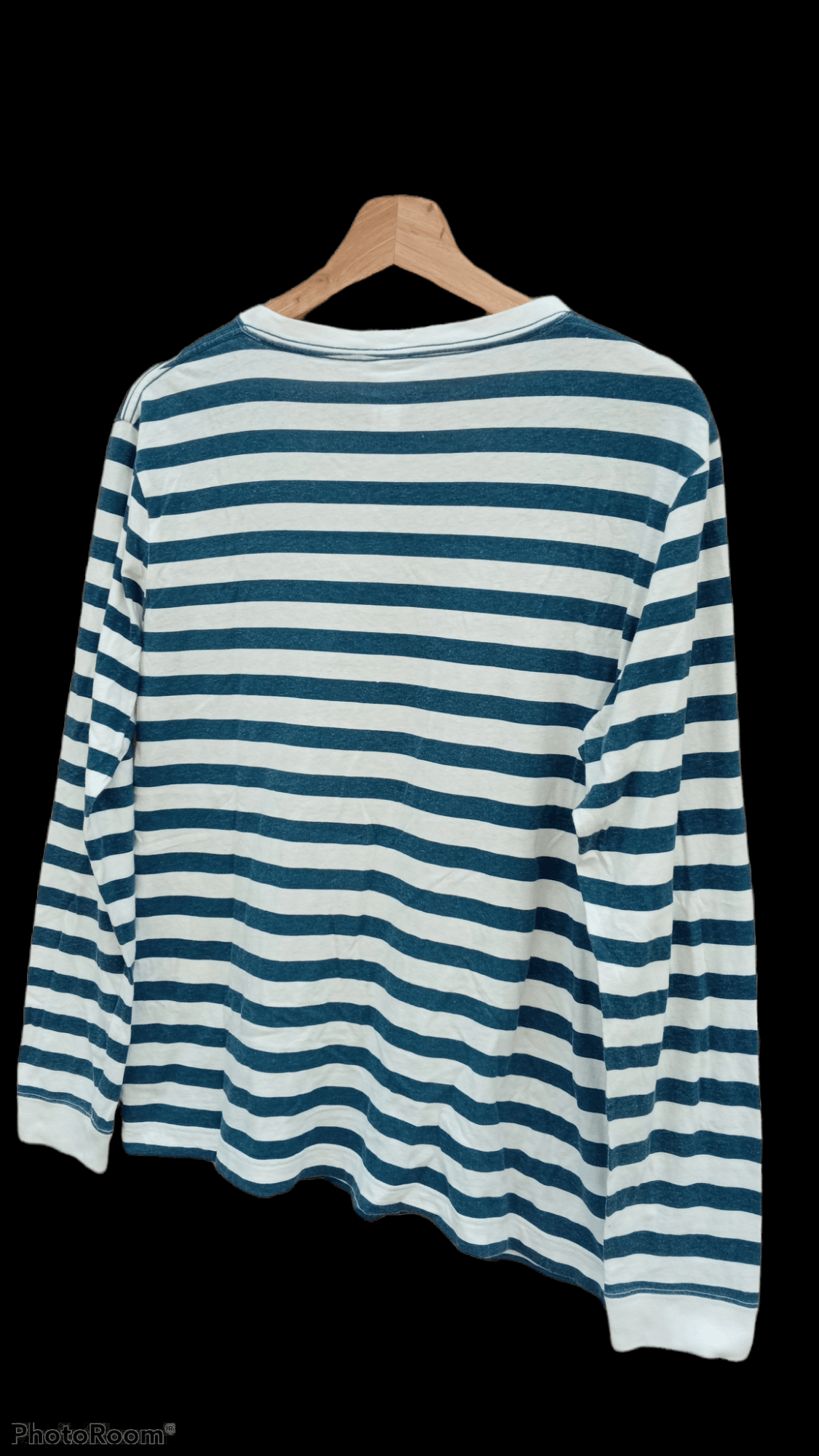Margaret Howell 🔥🔥MHL Margaret Howell Striped Border LS T-Shirt Size US M / EU 48-50 / 2 - 19 Thumbnail