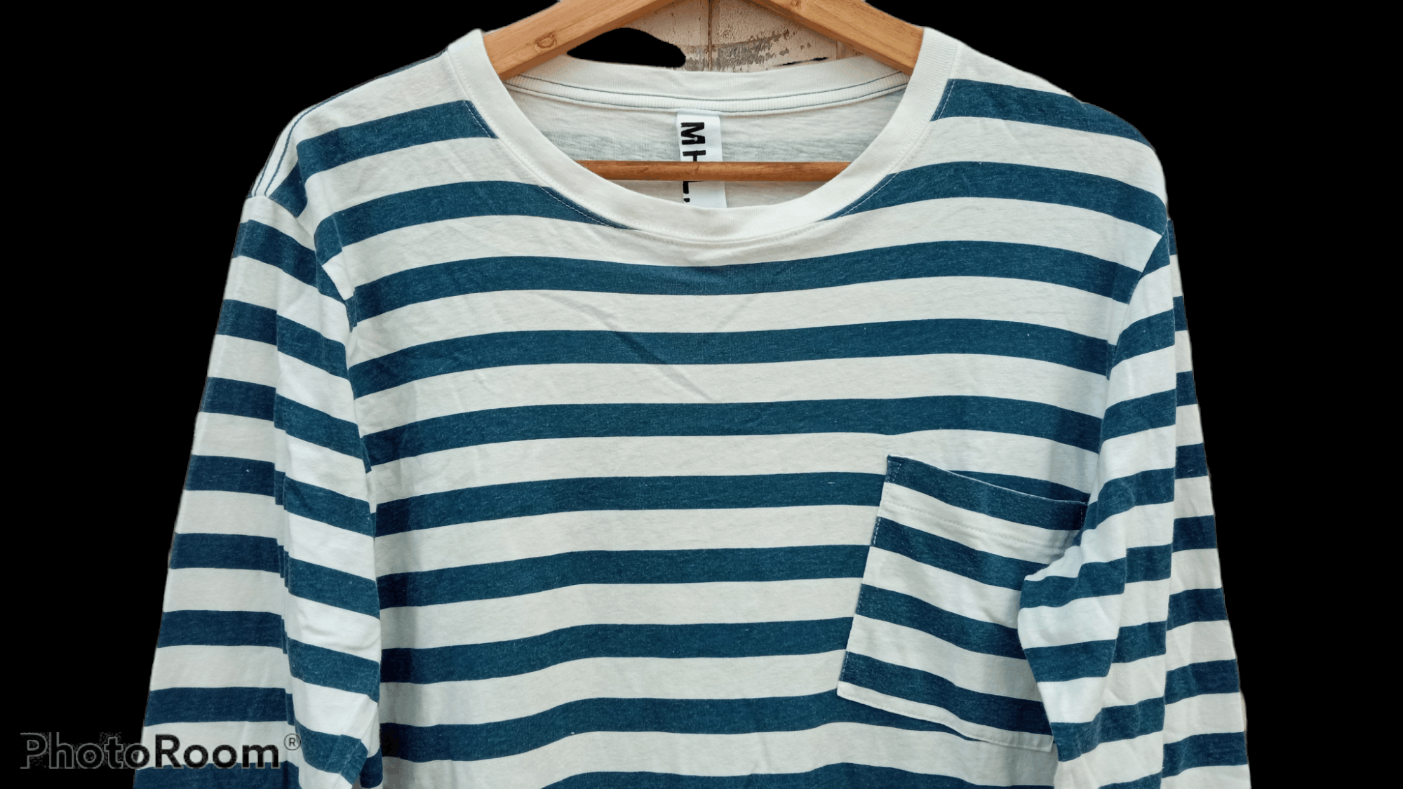Margaret Howell 🔥🔥MHL Margaret Howell Striped Border LS T-Shirt Size US M / EU 48-50 / 2 - 12 Thumbnail