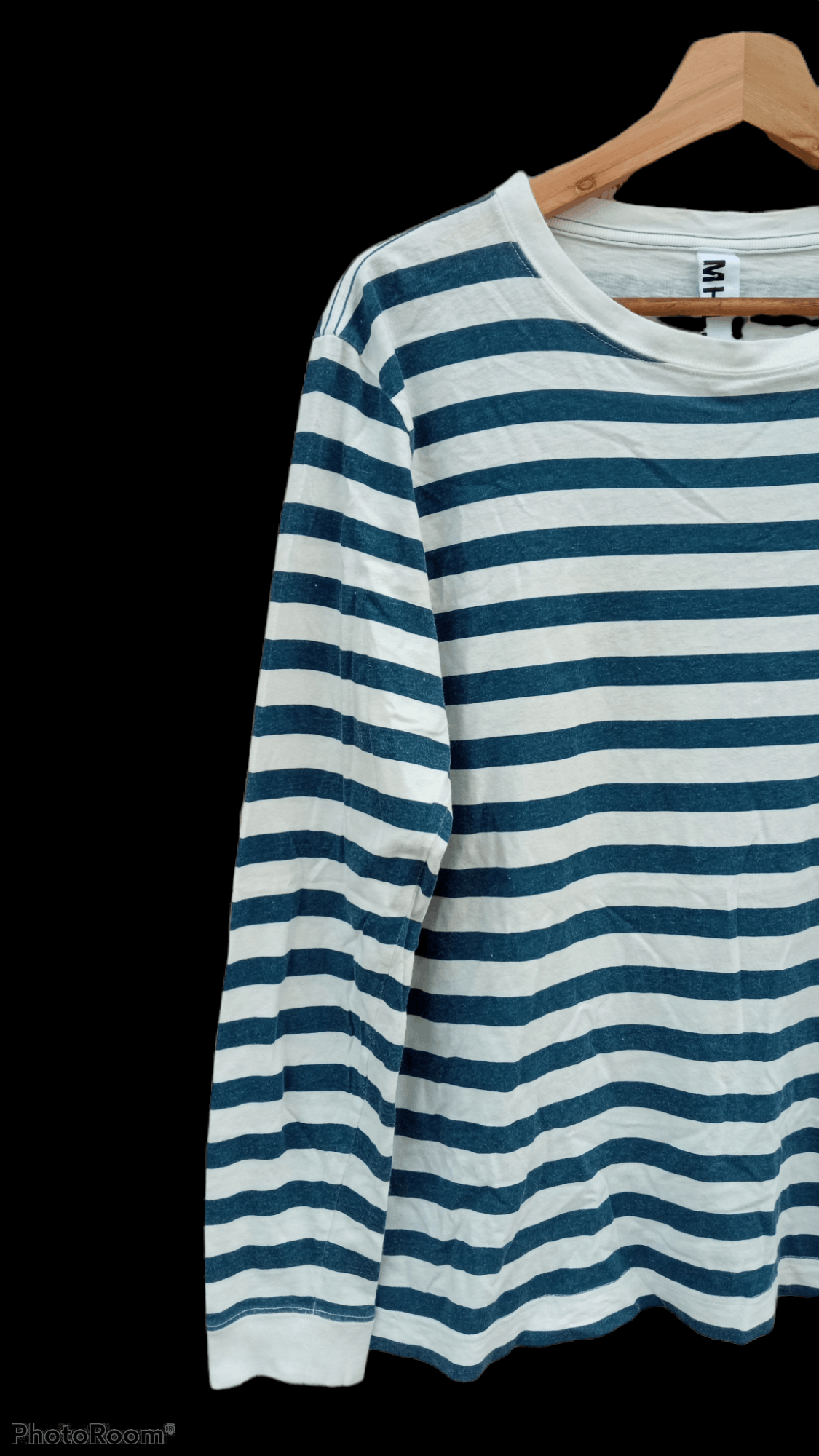 Margaret Howell 🔥🔥MHL Margaret Howell Striped Border LS T-Shirt Size US M / EU 48-50 / 2 - 4 Thumbnail