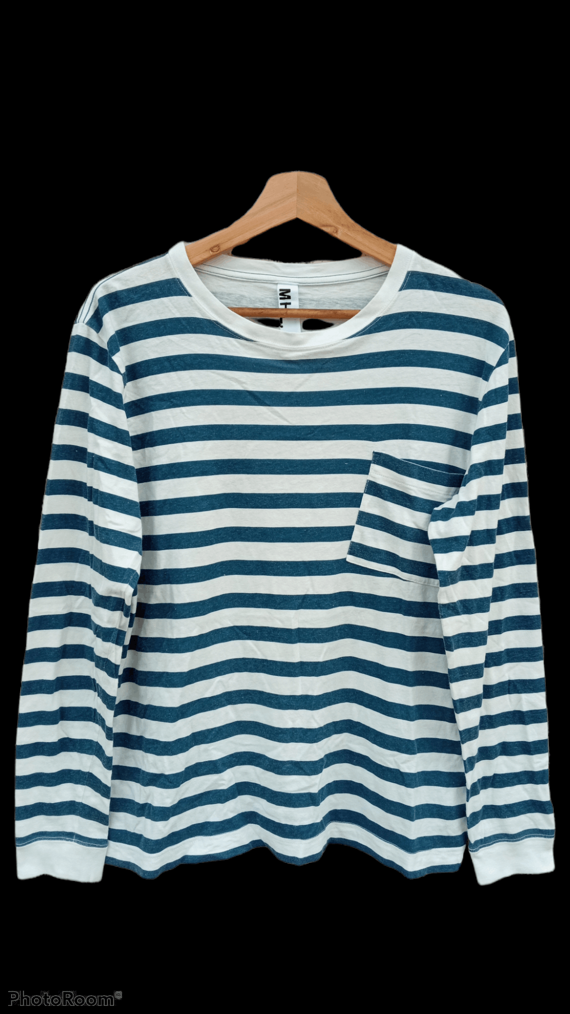 Margaret Howell 🔥🔥MHL Margaret Howell Striped Border LS T-Shirt Size US M / EU 48-50 / 2 - 1 Thumbnail