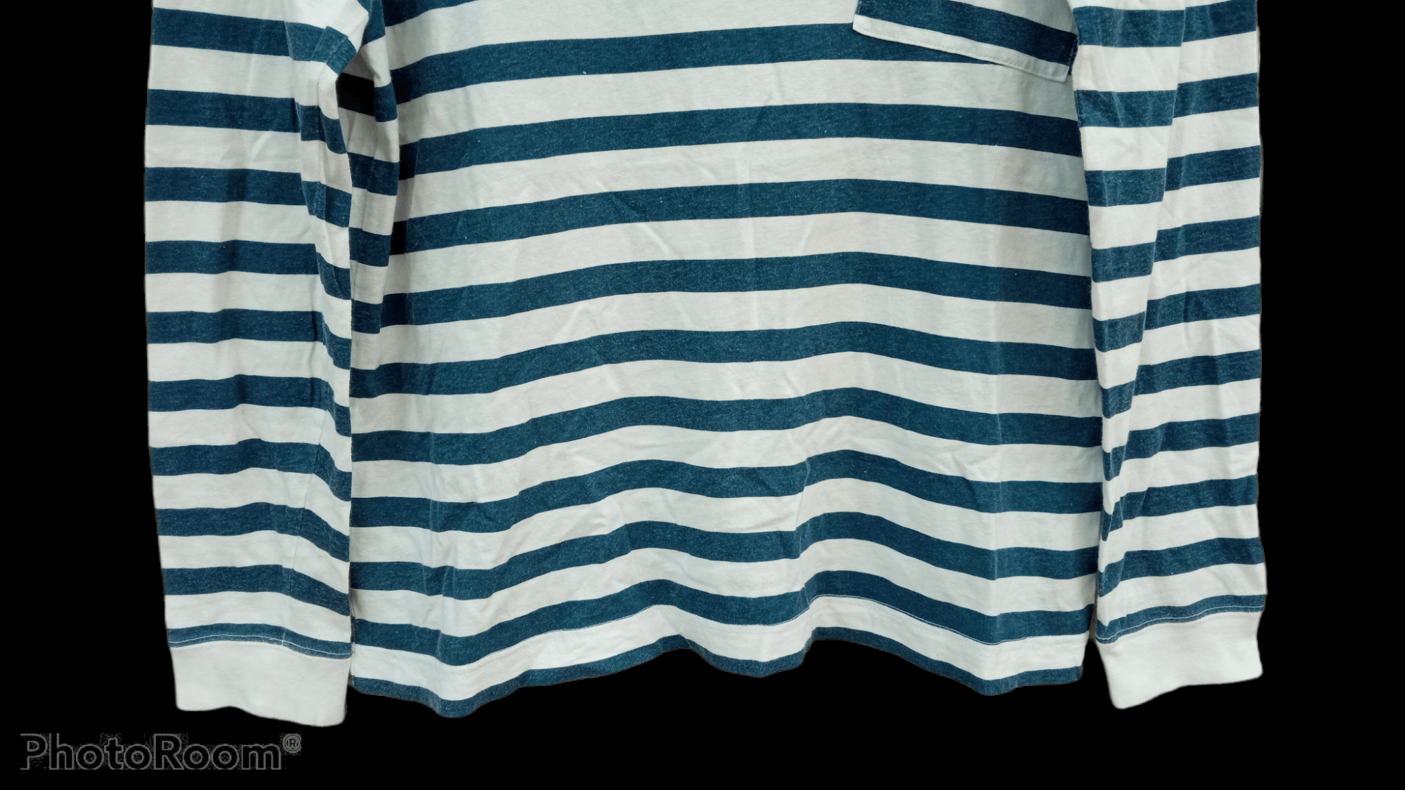 Margaret Howell 🔥🔥MHL Margaret Howell Striped Border LS T-Shirt Size US M / EU 48-50 / 2 - 14 Thumbnail