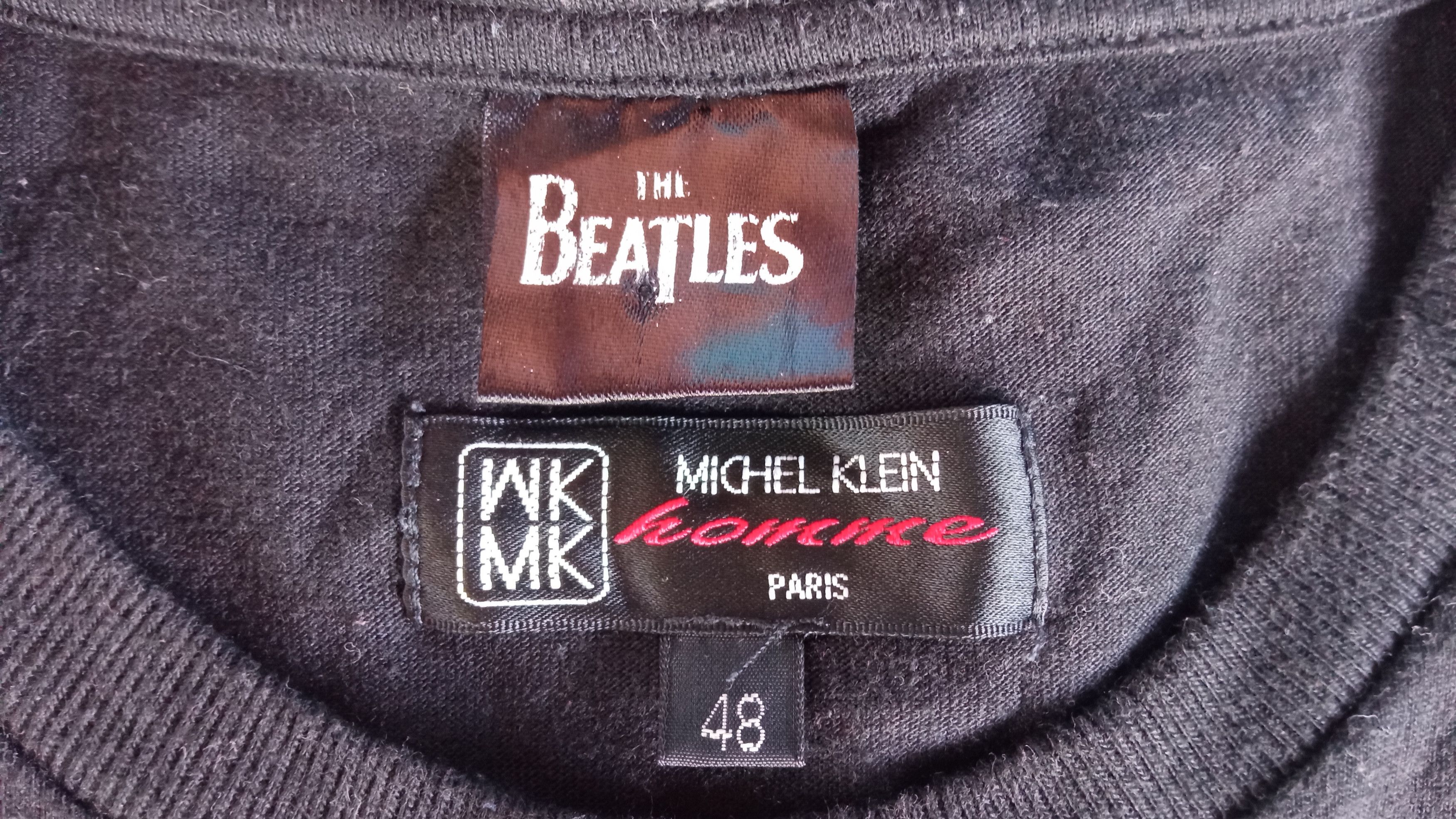 Band Tees × Japanese Brand × Michel Klein 🔥🔥Michel Klein x The Beatles HELP T-Shirt Size US S / EU 44-46 / 1 - 20 Thumbnail
