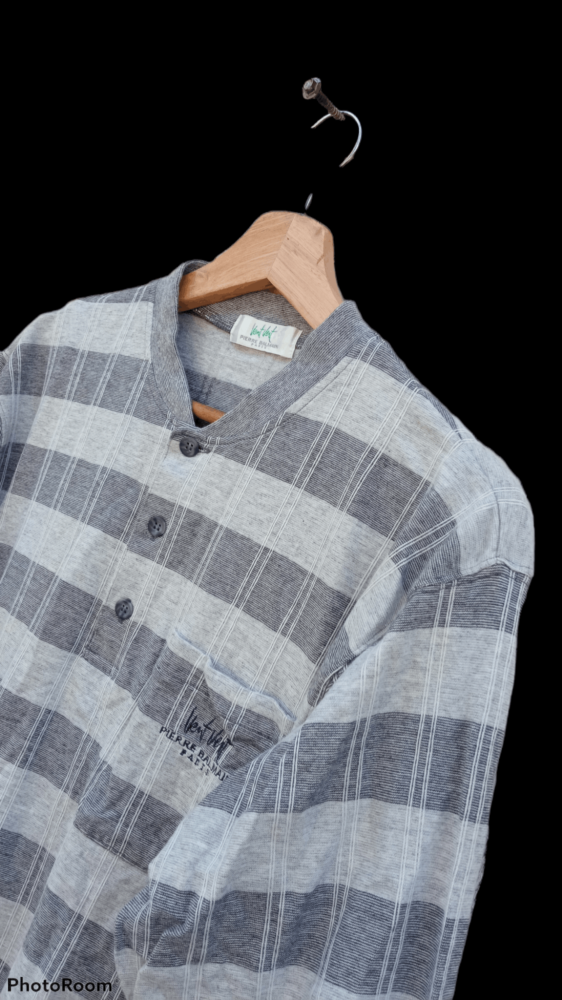 Pierre Balmain × Vintage 🔥🔥Vintage Pierre Balmain Plaid Sweatshirt Size US M / EU 48-50 / 2 - 8 Thumbnail